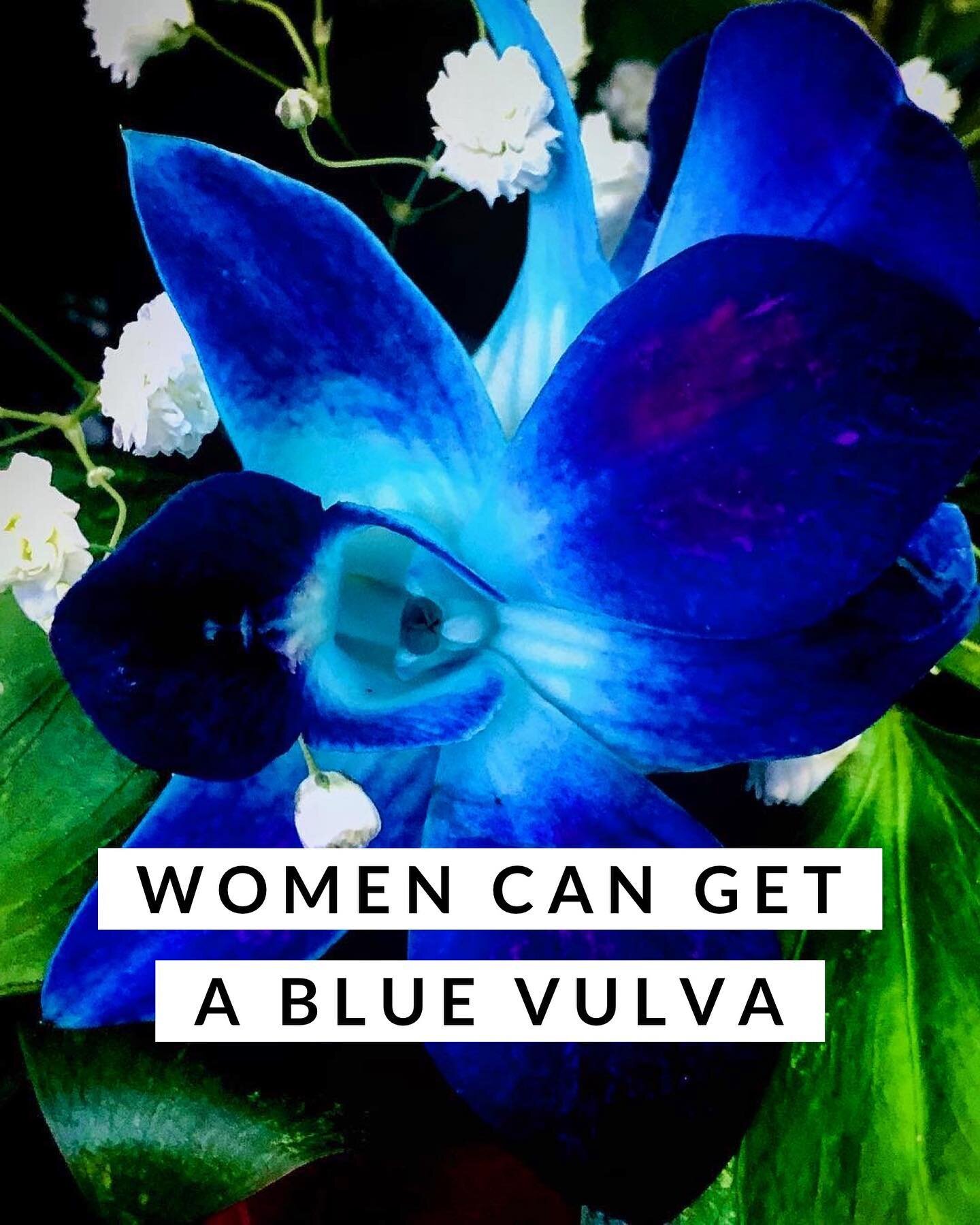 ✨ Have you heard of a blue vulva? ✨ 
.
What about blue balls 🎱? I&rsquo;m sure you have heard of that! 
.
But did you know the same painful experience that happens to a man (epididymal hypertension) when he is aroused and there is no release (ejacul