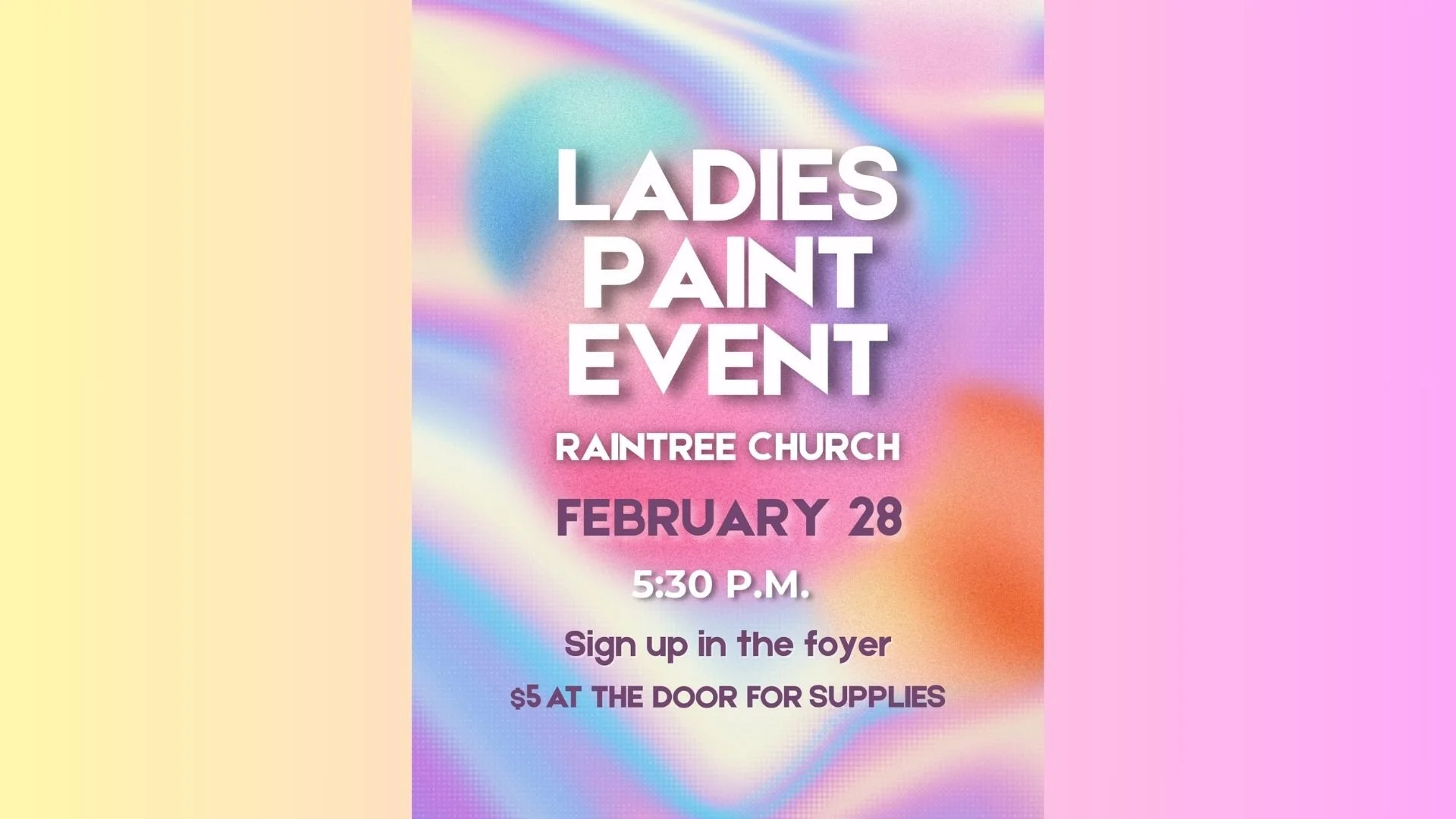 Women's Paint Night