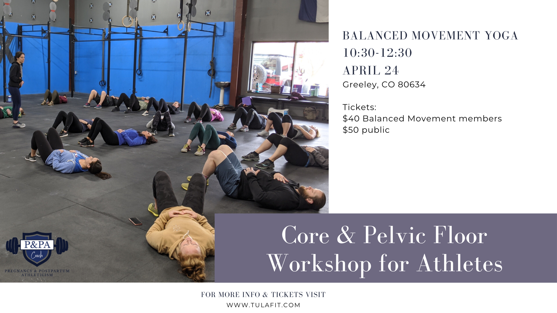 Core & Pelvic Floor for Athletes Workshop