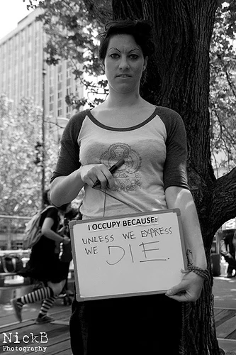 The Dresden Dolls - Occupy Melbourne Ninja Gig - 8/1/12