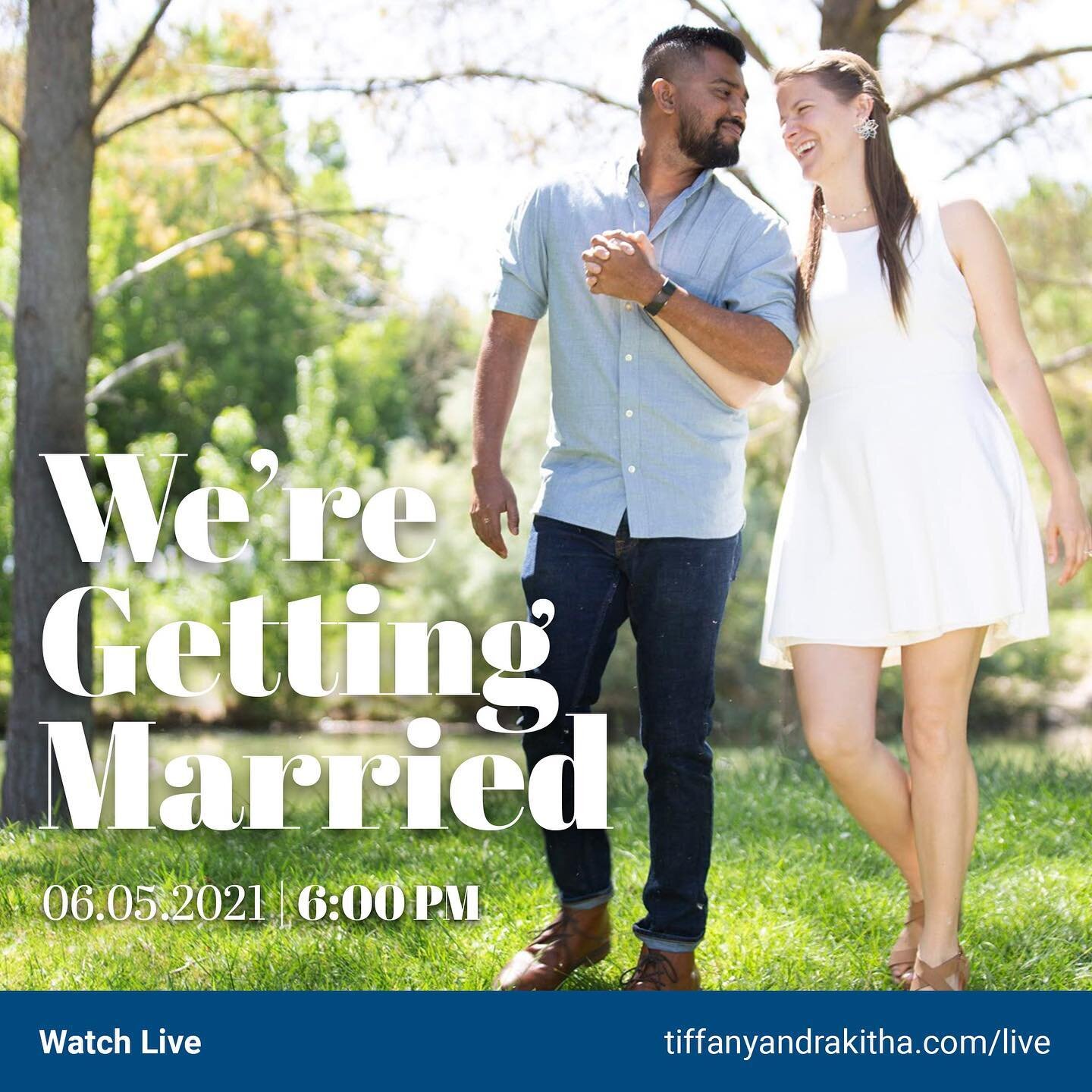 Dear family and friends,

Since @tiffany.hilk and I are unable to host a lot of our close family and friends in-person at our wedding this weekend, we are bringing the wedding to you! We still want everyone to be part of our big day so we invite you 