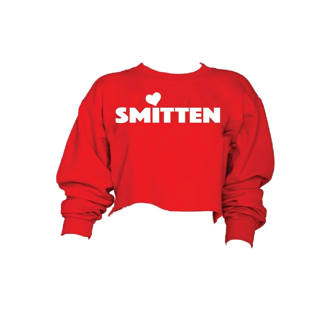 Smitten Cropped Sweatshirt