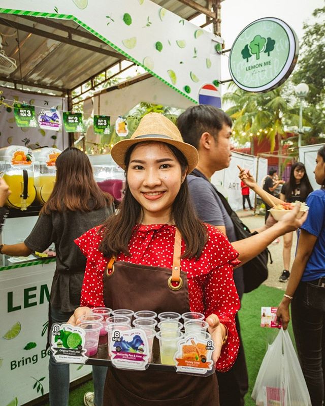 We enjoyed every single drop of refreshing lemon juice from @lemonmefarm 😍 Thank you for bringing these delicious cups of lemon juice all the way from Thailand to us!