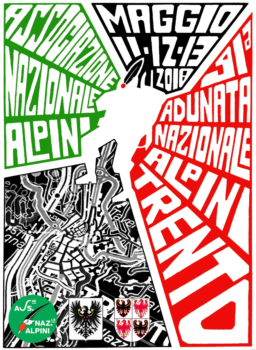 91a Adunata Nazionale Alpini Poster design 2017