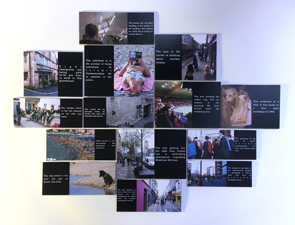 14 Exposures Digital prints on panel board Various dimensions 2018 F/S