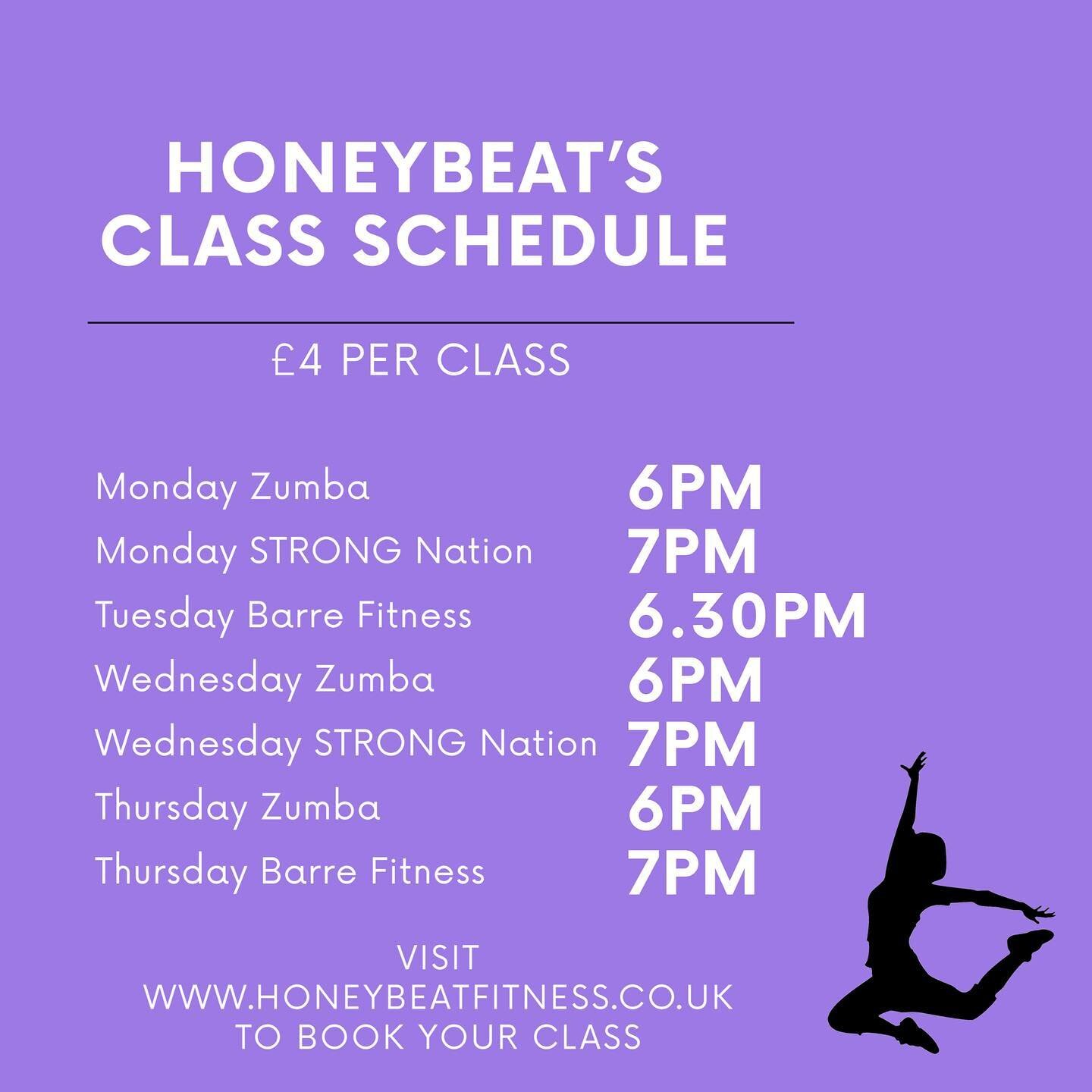 🌟A T T E N T I O N 🌟 

Our NEW class schedule is going live from tomorrow. We have a few new changes to the timetable, so please take a look and see if there is a class for you! All classes are 1 hour long and live from ZOOM. &pound;4 per class onl