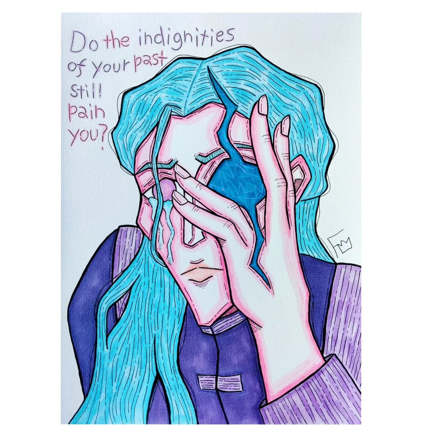 Do the indignities of your past still pain you? My prince? 🐉💎
.
My first House of the Dragon fanart piece! This show has had me in its grip ever since the second season started. I really enjoyed the season, even though it has its shortcomings I was