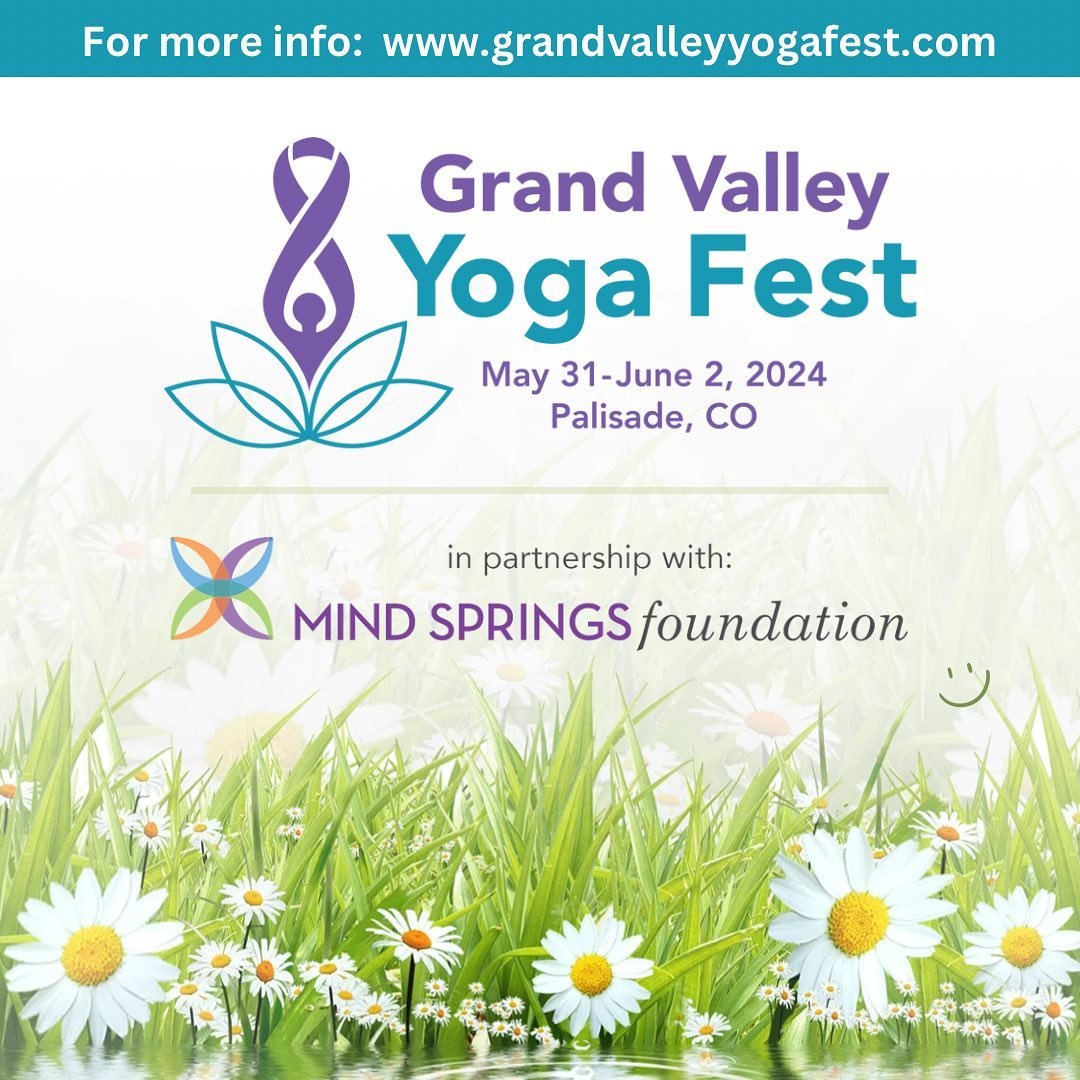 .
Together we can do Big Things 🌼

We are thrilled to announce that @mindspringsfoundation  is our main partner for the 4th Annual Grand Valley Yoga Fest. 

Mind Springs Health (MSH) rebuilds lives and inspires hope by providing exceptional mental h