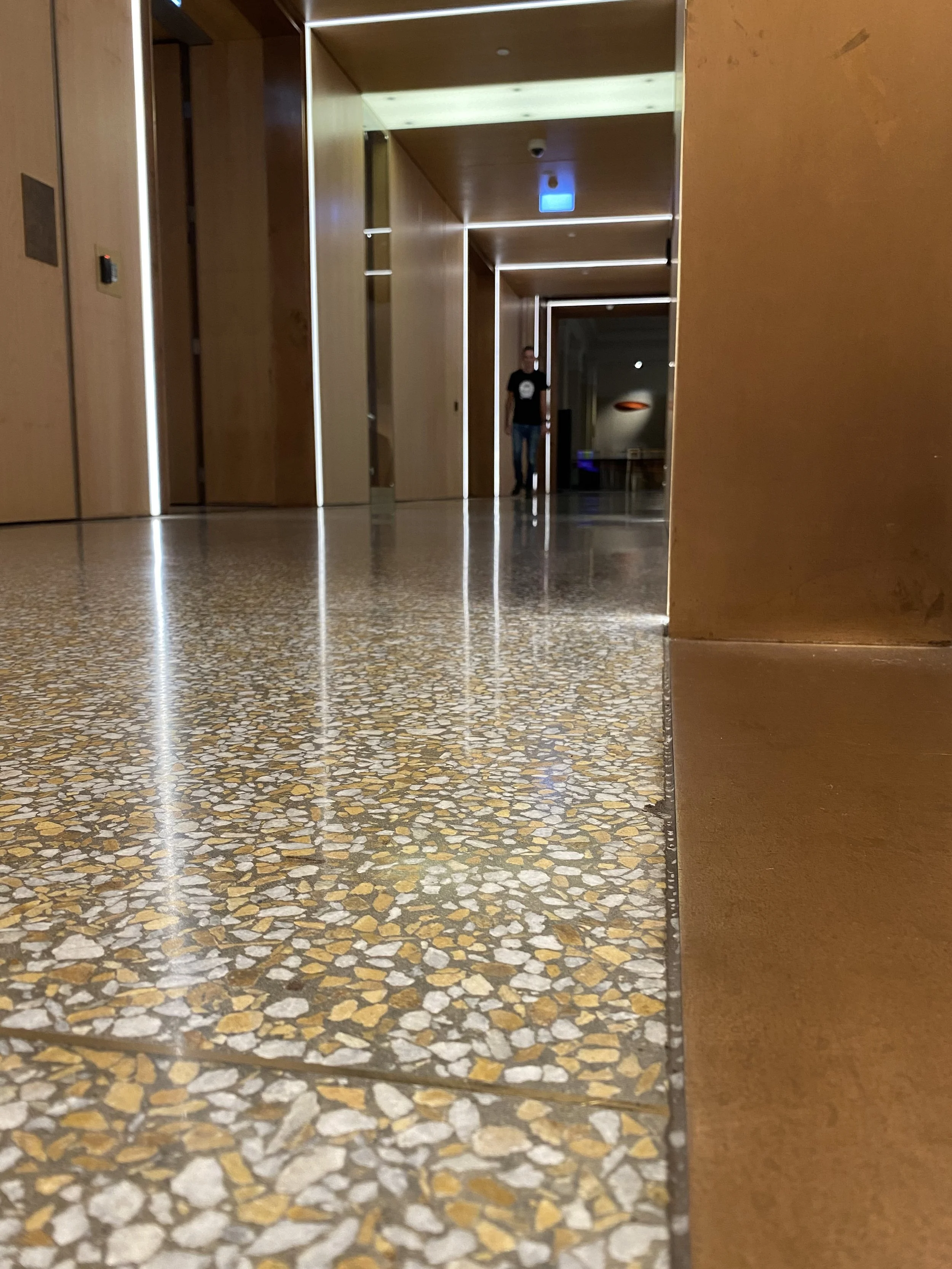 AWMM Te Ao Marama Terrazzo in situ Floor