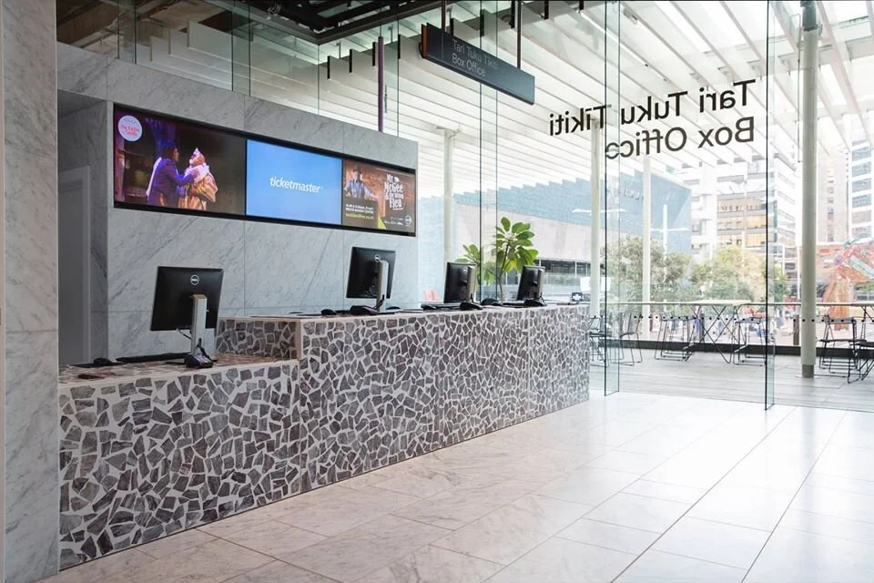 Aotea Centre Ticket coiunter in Palladiana Terrazzo style