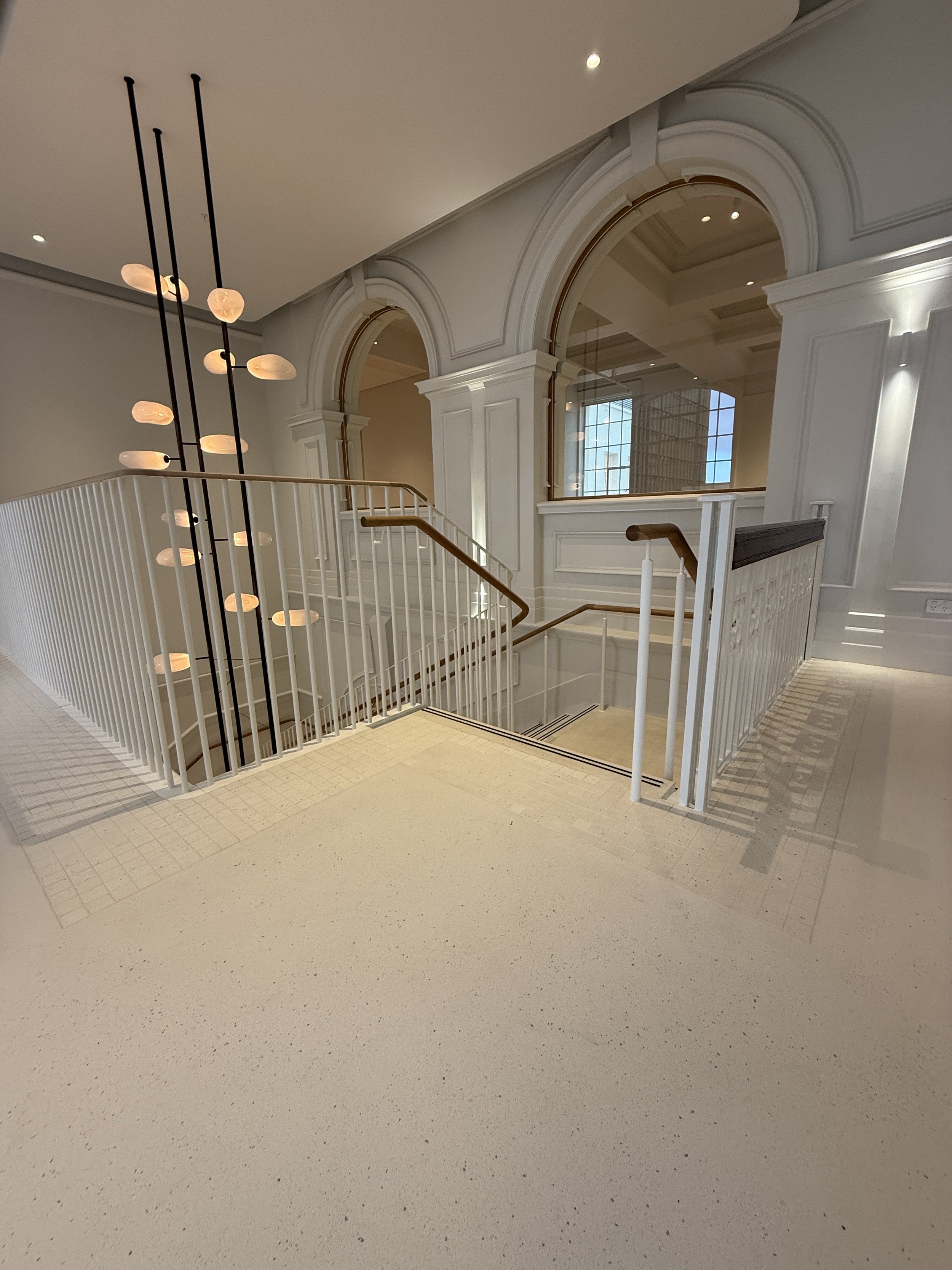 Insitu Terrazzo flooring and tiled edges