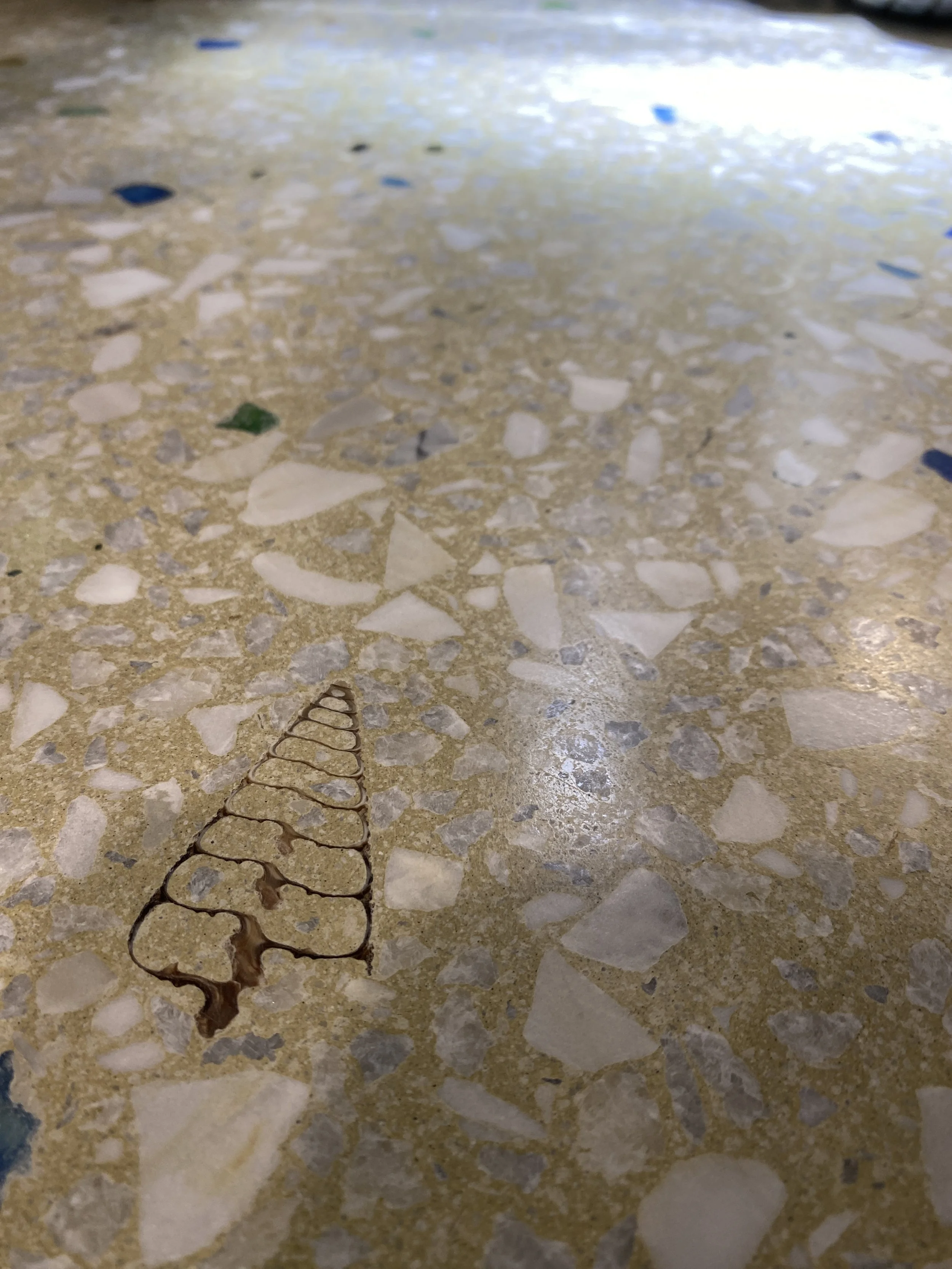 Britomart Train Station lower platform inset detail