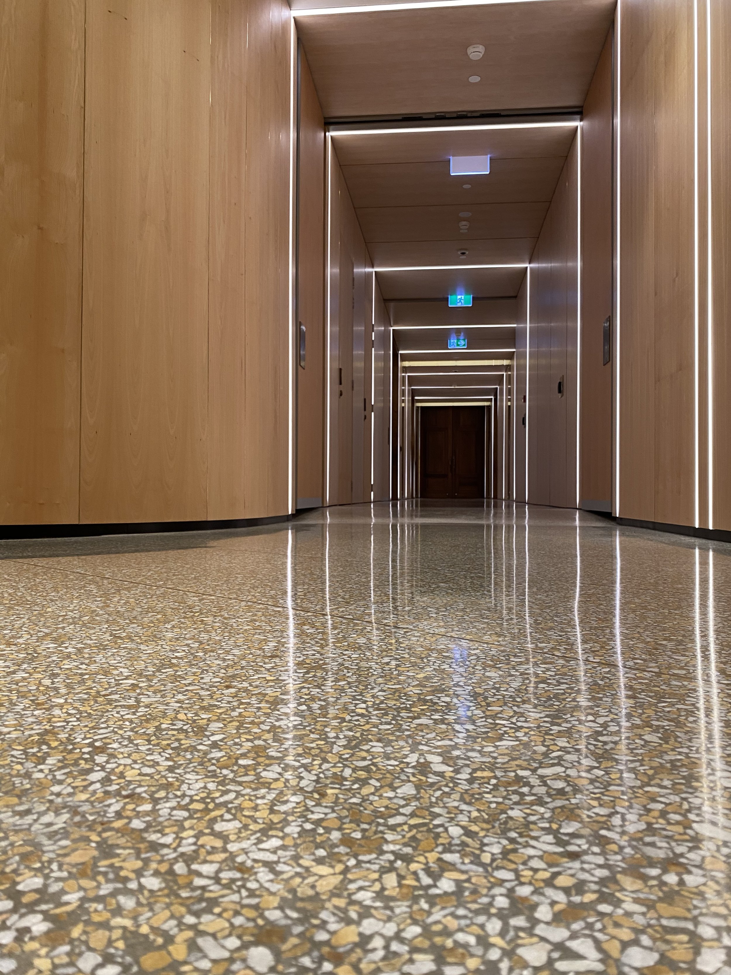 AWMM Te Ao Marama insitu terrazzo floor