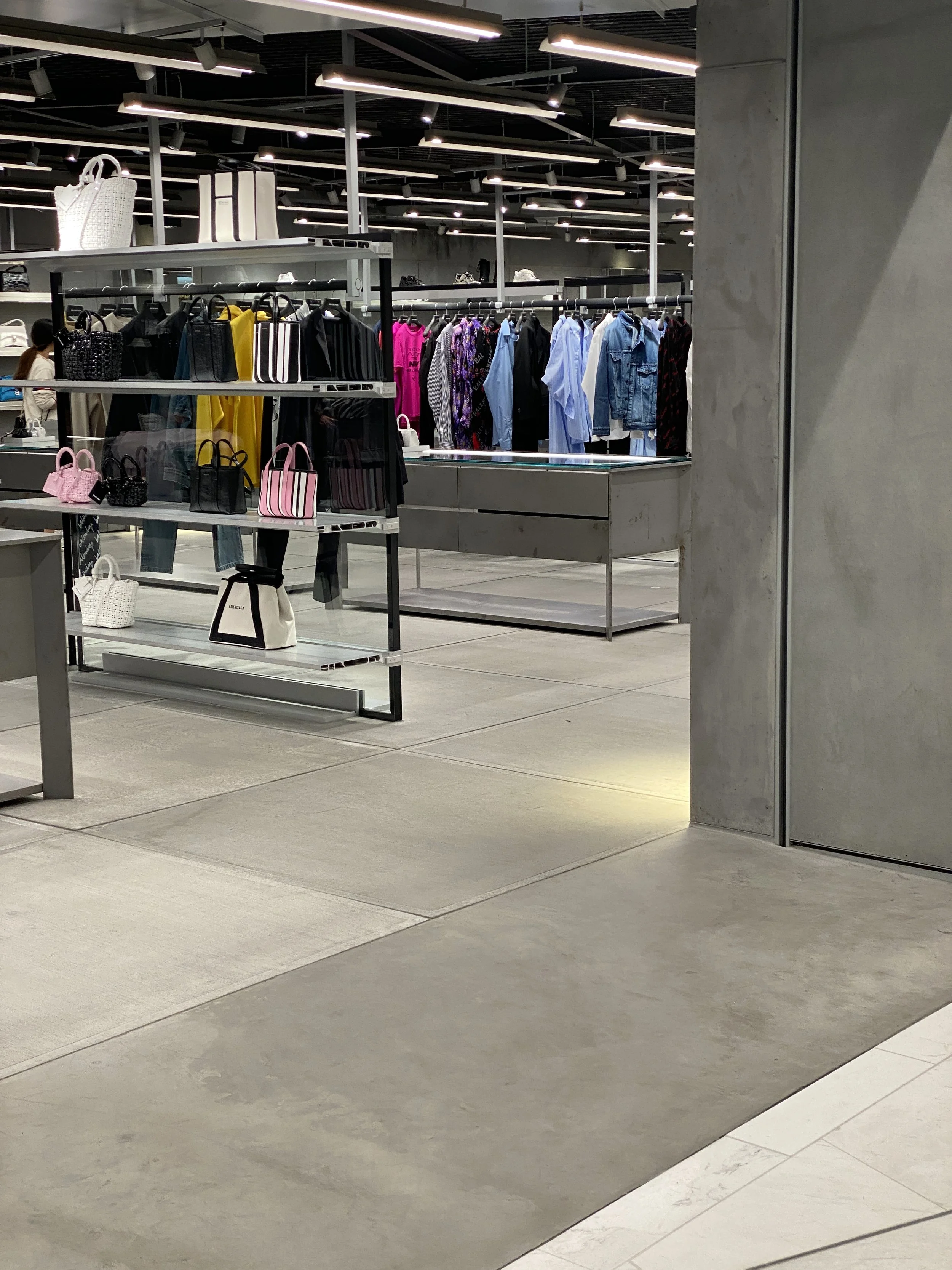 Balenciaga Newmarket floor tiles close up