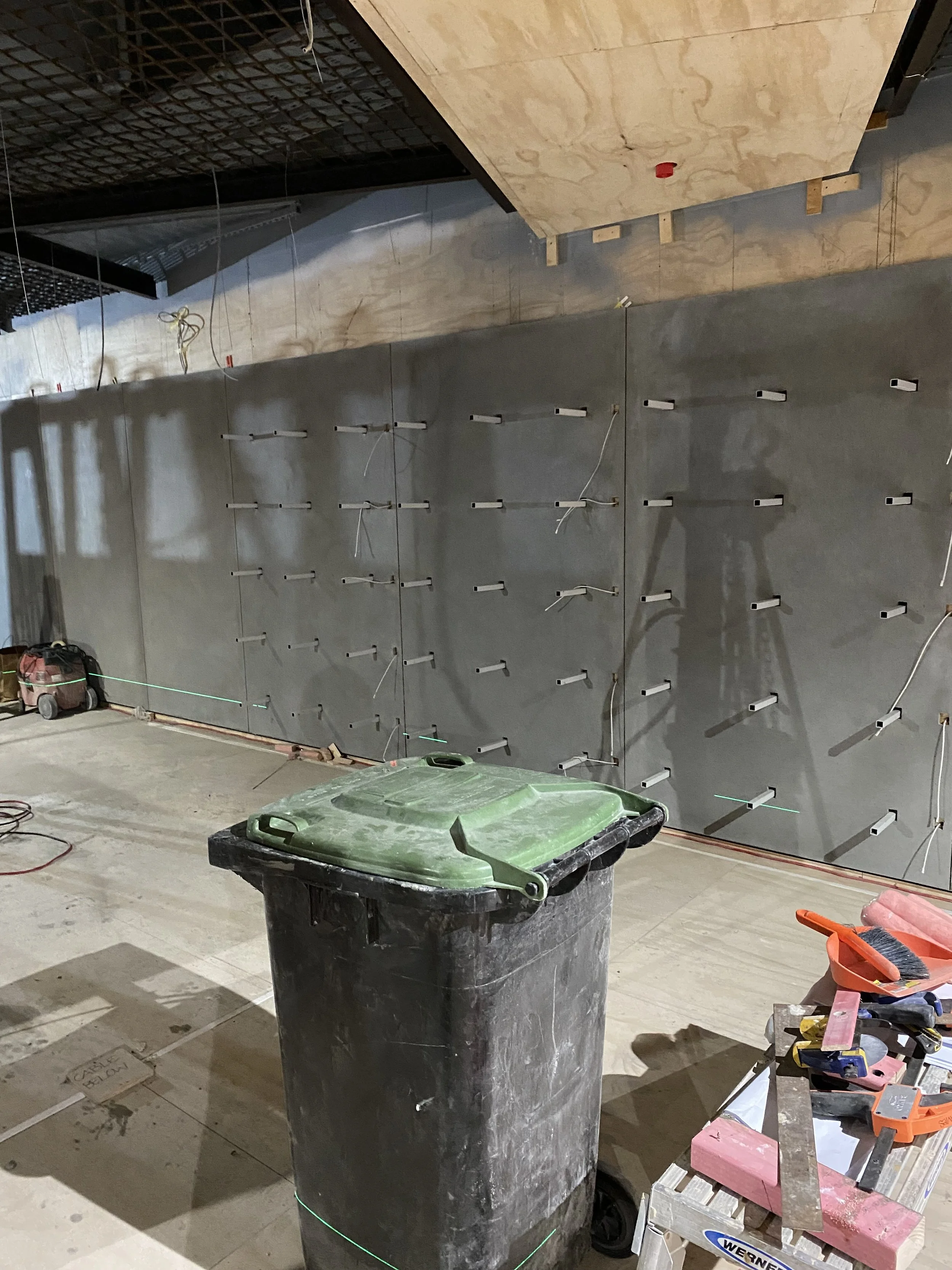 Wall panel installation Balenciaga Newmarket