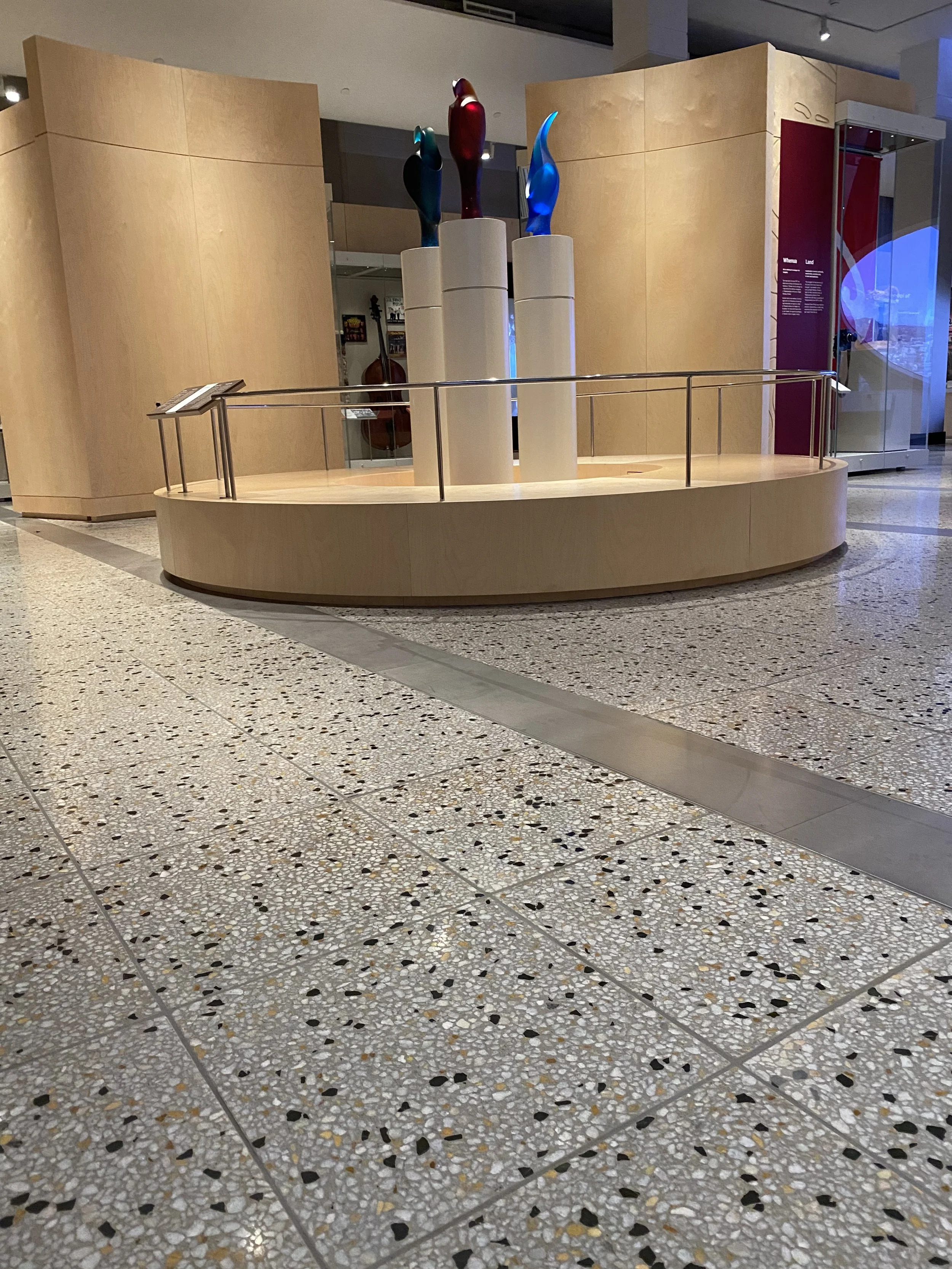 Terrazzo tiles Auckland war memorial museum Te Ao Marama - Memoir