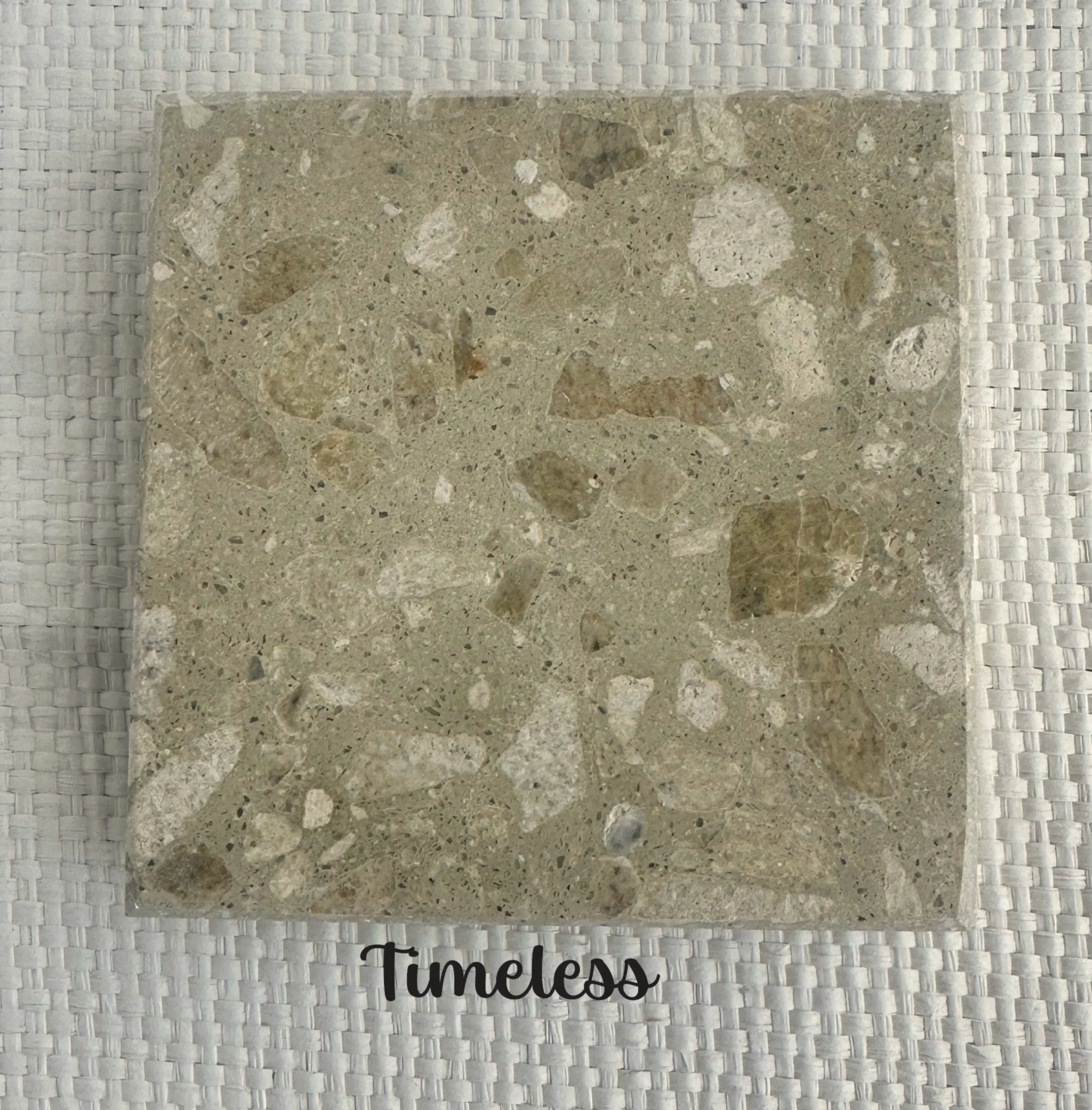 TIMELESS- Ancient places where we walk exude a timeless aura that we merge with. NZ stone in a warm coloured base.