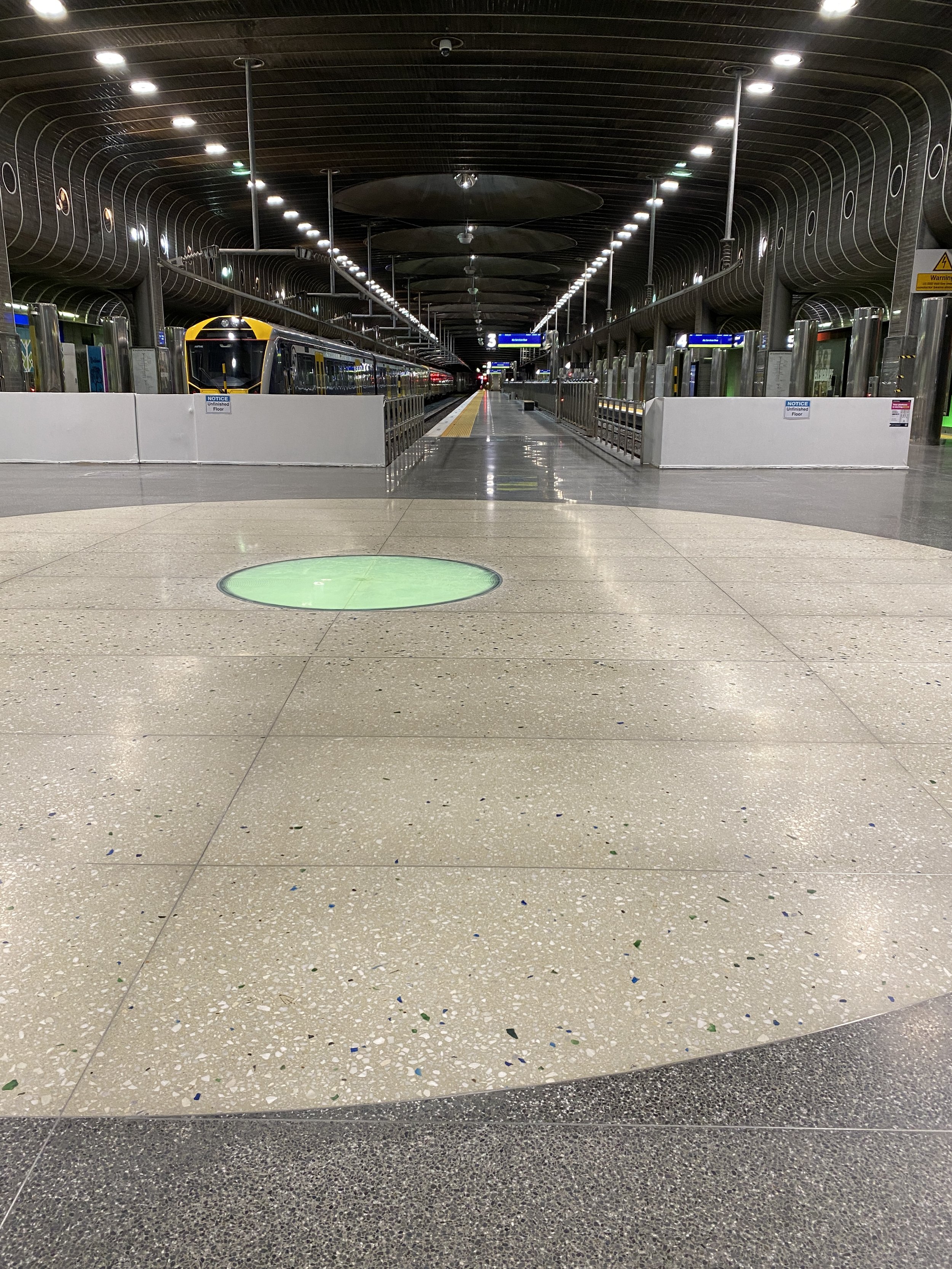 Britomart Train Station Platform Insitu Terrazzo