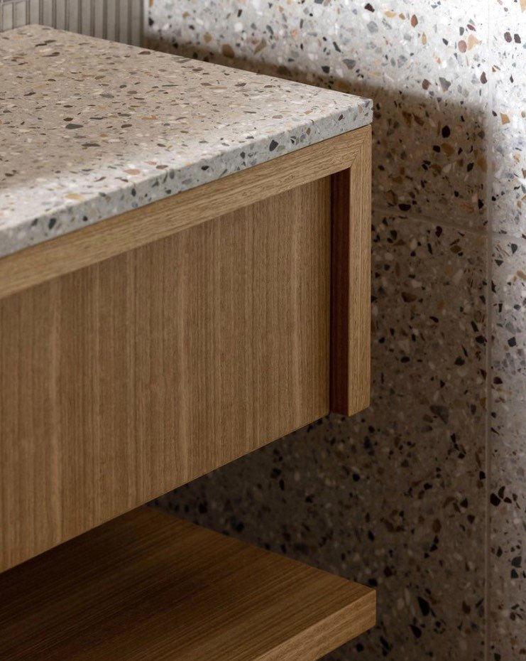 Wall tiles to match bench