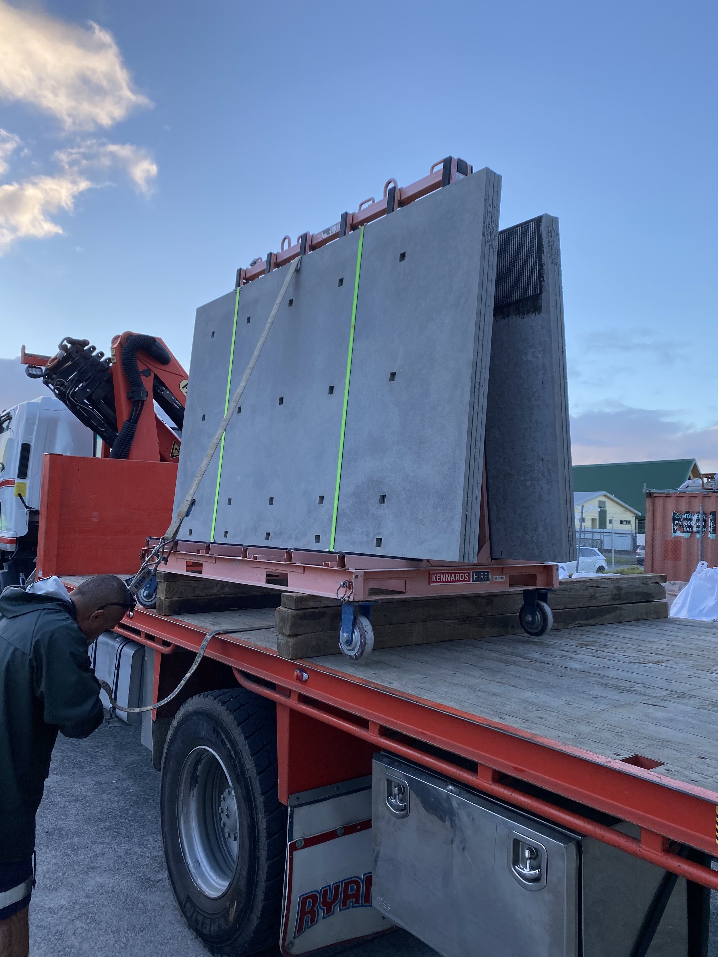 Transporting wall panels Balenciaga Newmarket