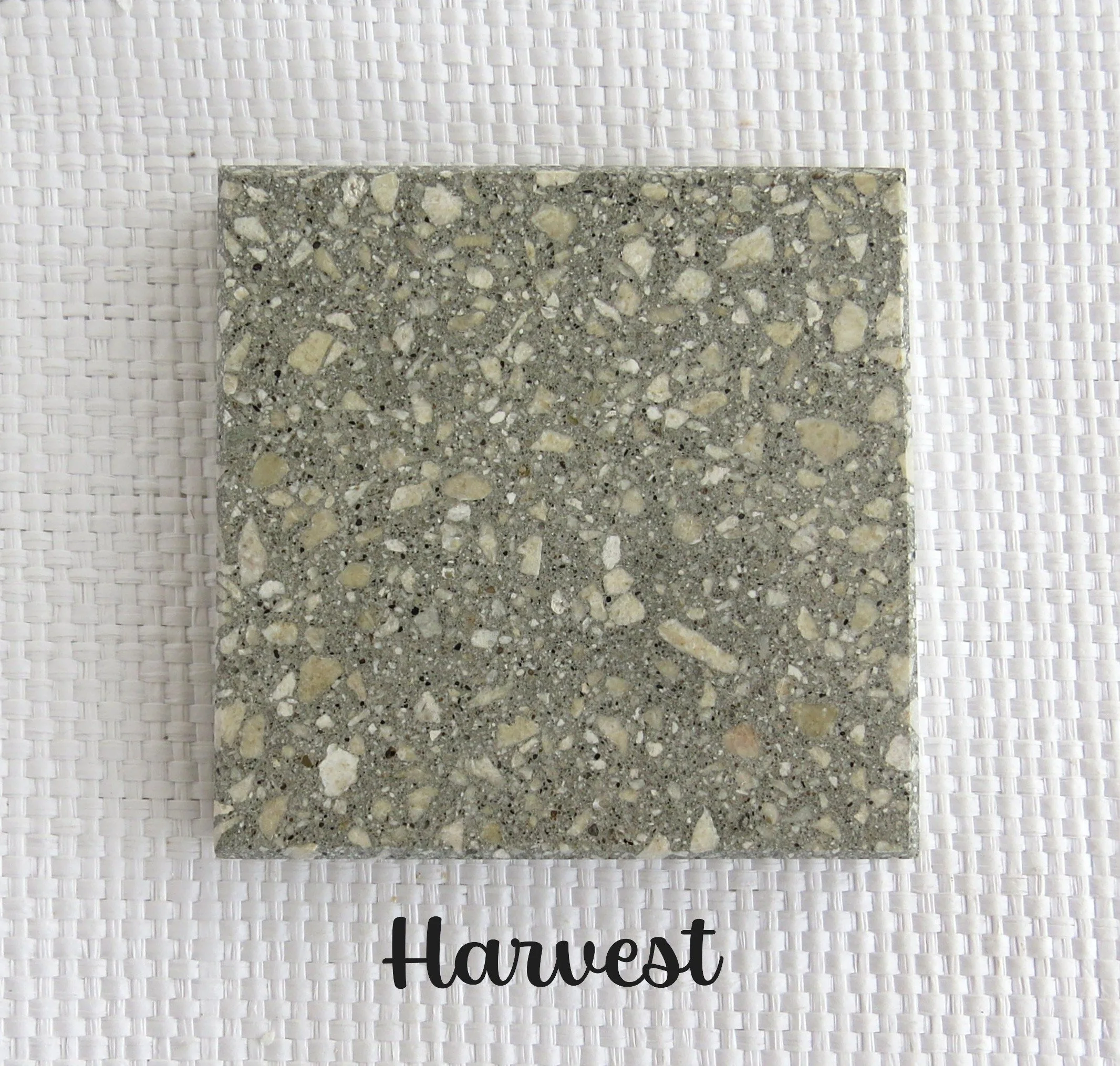 HARVEST Tile Harvest is a time we can celebrate the gifts of the earth. To sit back and enjoy what we have grown with friends and family. Waikato stone in a Light gray base