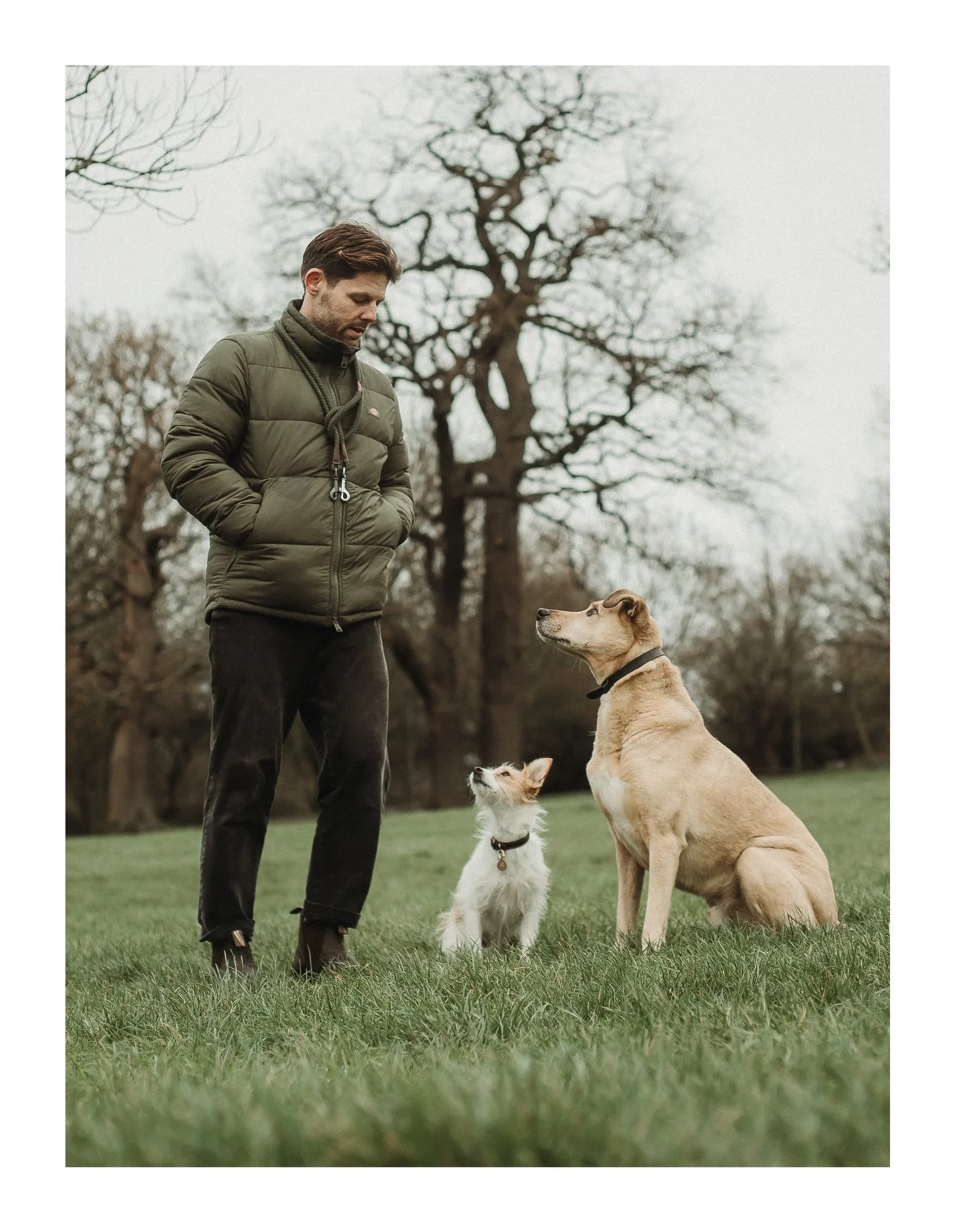 Lazy Sunday in store for us. &lsquo;Lazy&rsquo; meaning mentally relaxed! Time for these two and I to walk a long one and share a Guinness. Walk in the rain?! Yeah! Who&rsquo;d have thought it&hellip;

Plans with your dogs today? 

📷 @sylwia_newman