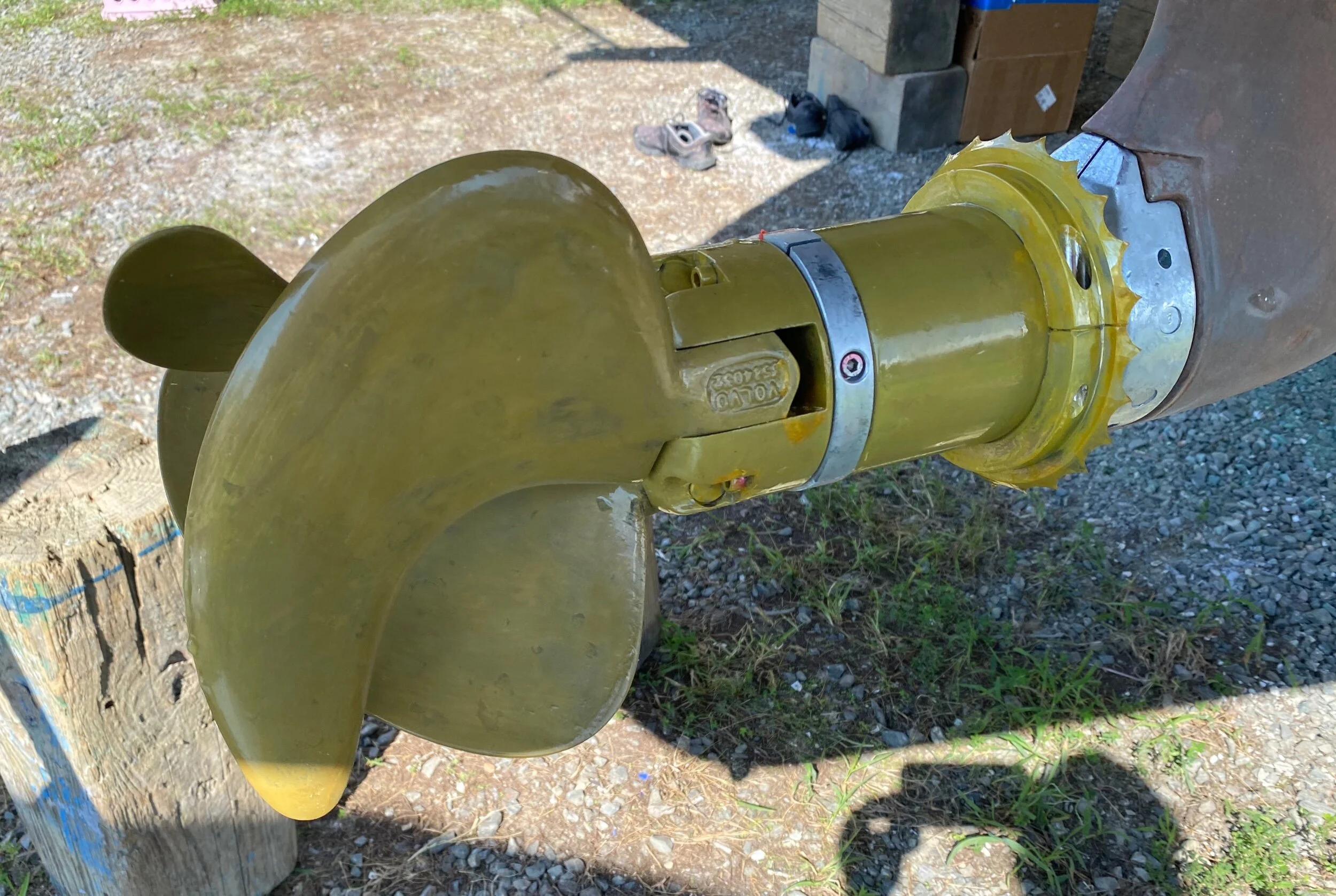 Volvo Penta Folding Prop’s Installation — Sail360Deg