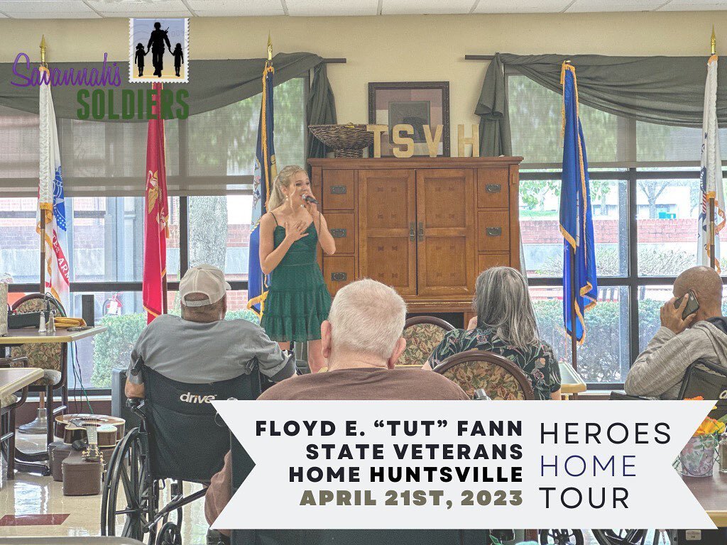 4th stop and third state visit on our #heroeshometour is tomorrow in Huntsville! We can&rsquo;t wait!❤️