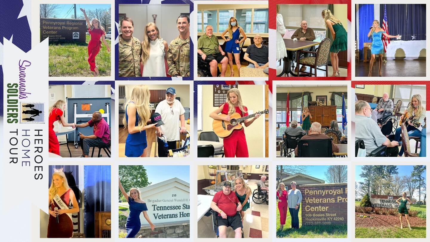 Murfreesboro ✔️ Clarksville ✔️ Hopkinsville ✔️ Huntsville ✔️ 
Columbia ✔️ all completed on the #heroeshometour! 
We can&rsquo;t wait for Knoxville, Humboldt, Woodlawn, and Memphis in May!💗 #thankyouveterans