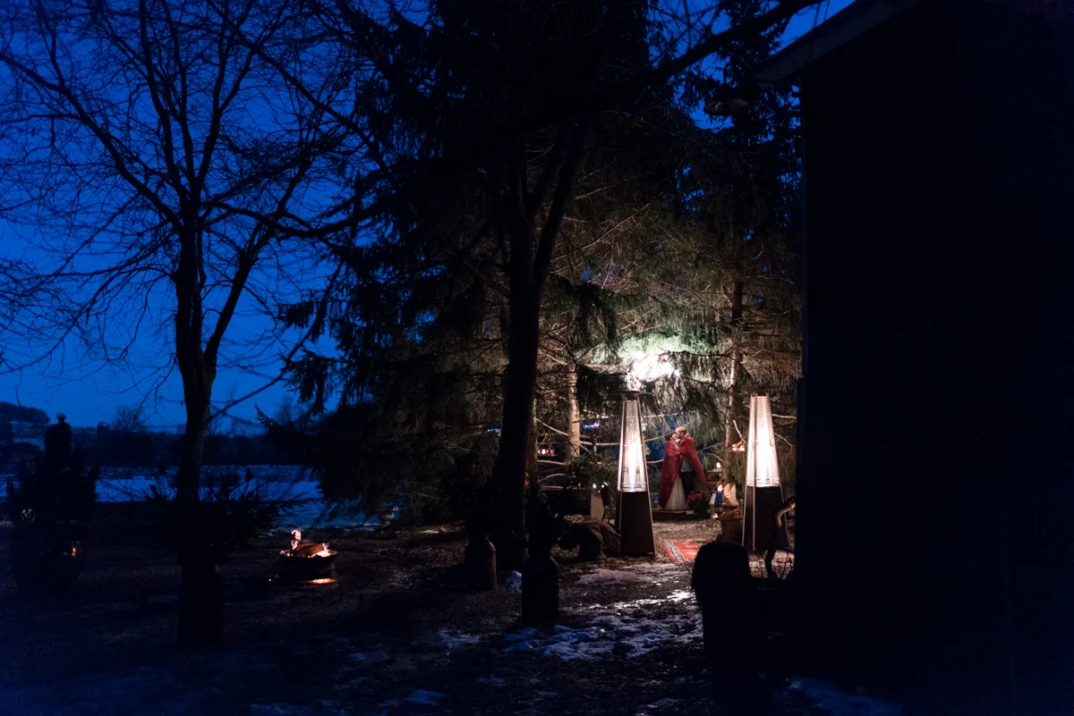 Marissa + Sean Winter Wedding The Inn at Irish Hollow | Galena, IL Wedding Photographer
