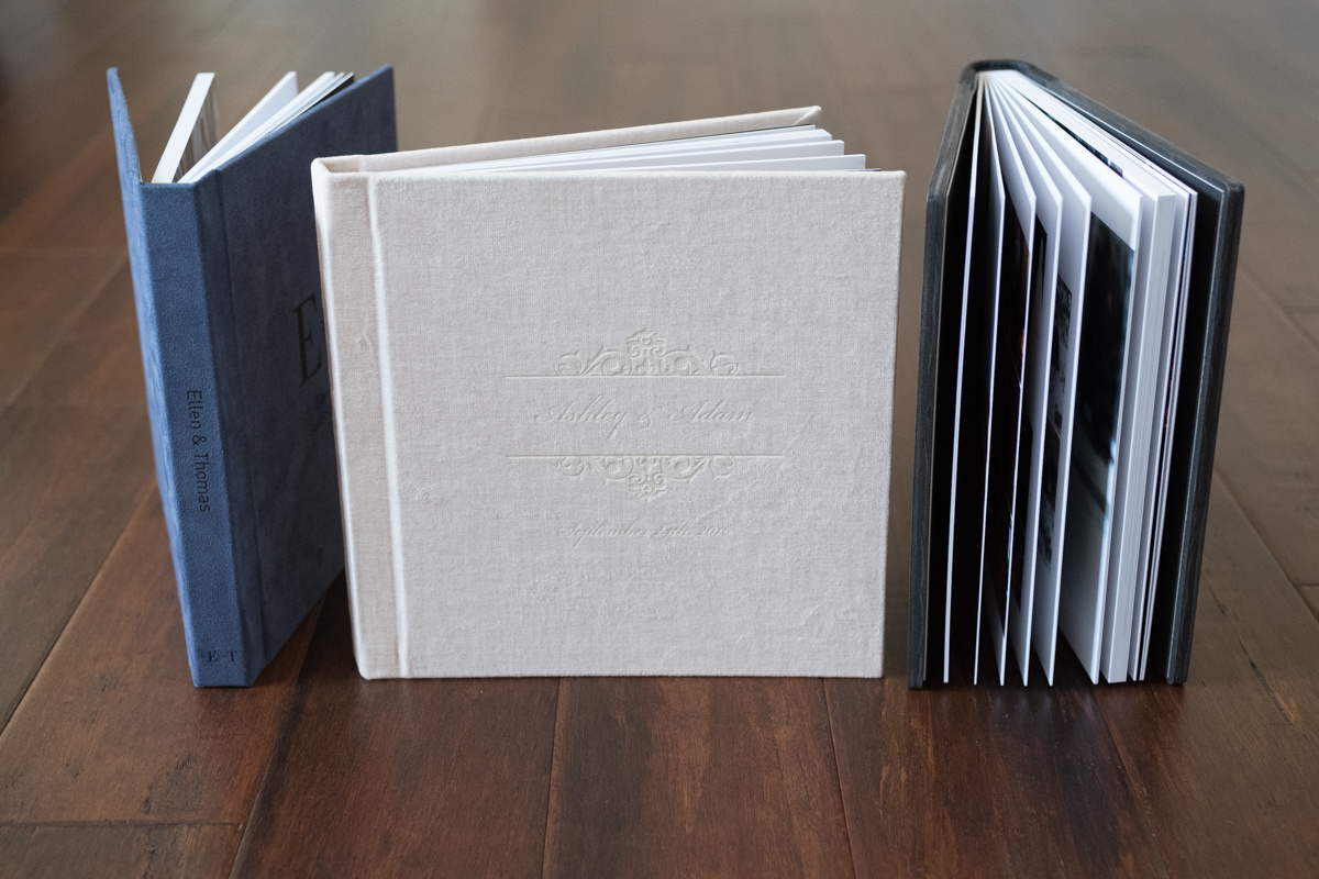  Suede, Linen and Wood albums on display 