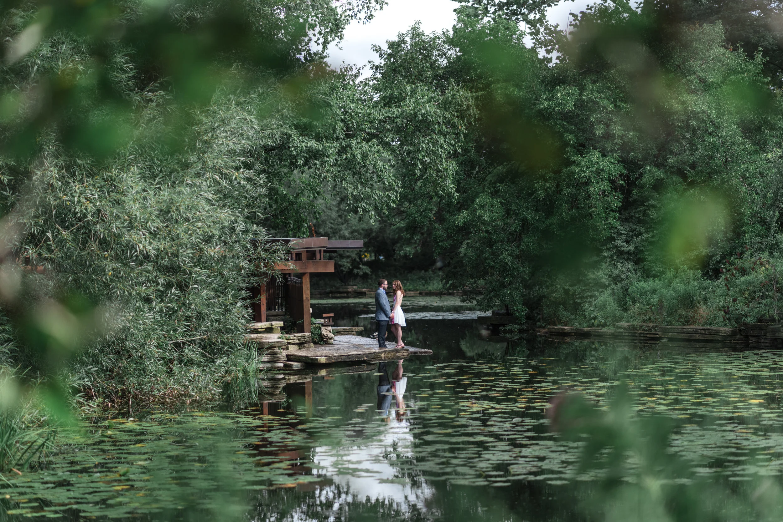 Terah + Steve's Caldwell Lily Pool Engagement Session | Chicago Wedding Photographer
