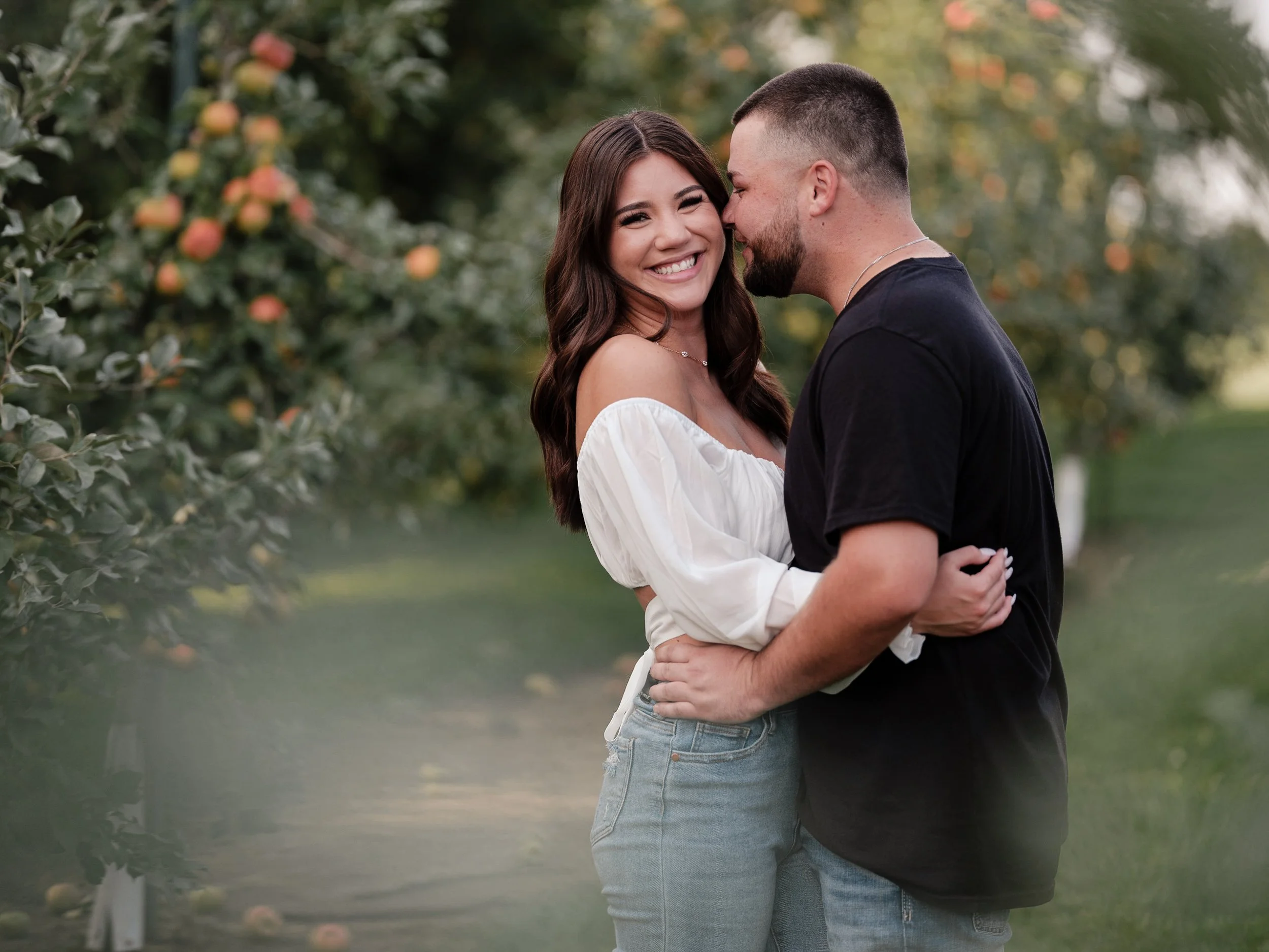 Brianna + Ben Pavilion at Orchard Ridge Farms Engagement Session | Rockton Illinois