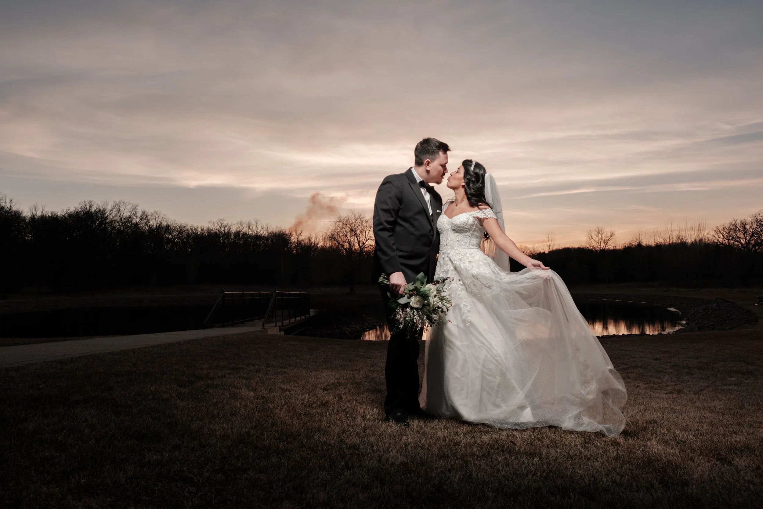 Emely + Logan Wedding at The Pavilion at Orchard Ridge Farms | Rockton Illinois