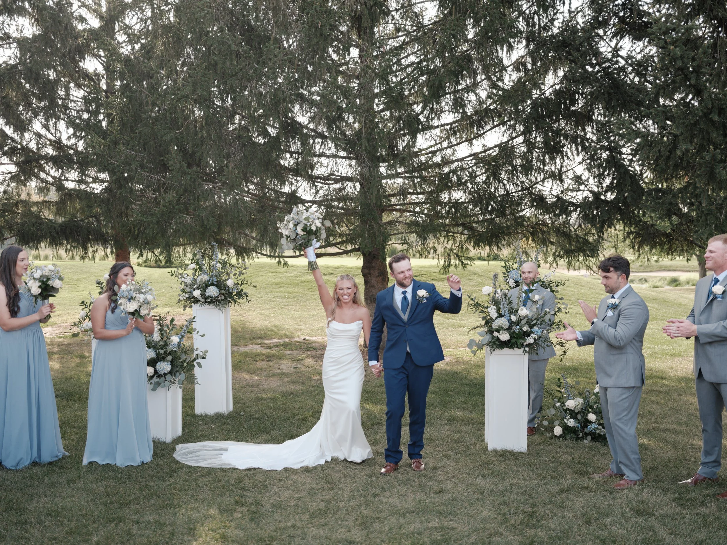 Allison and Iain's Wedding at UMB Bank Pavilion | Rockford Illinois