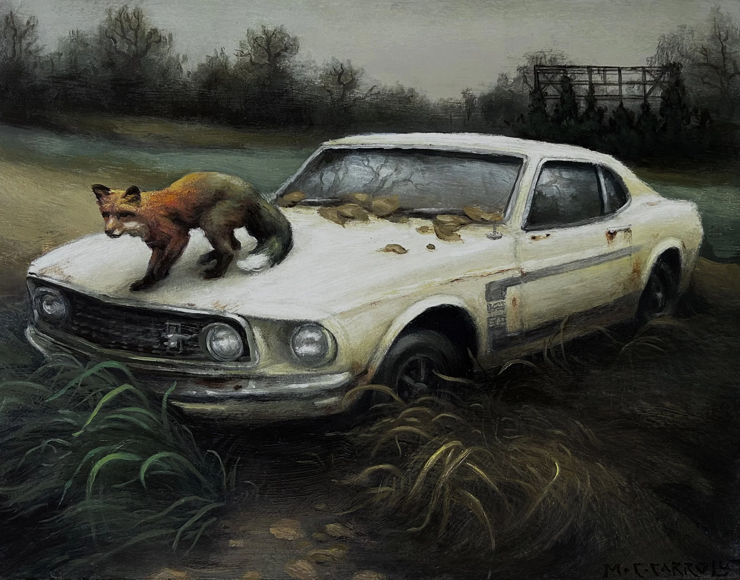 Drive-In, 2025, Acrylic, 8 x 10 in.jpg