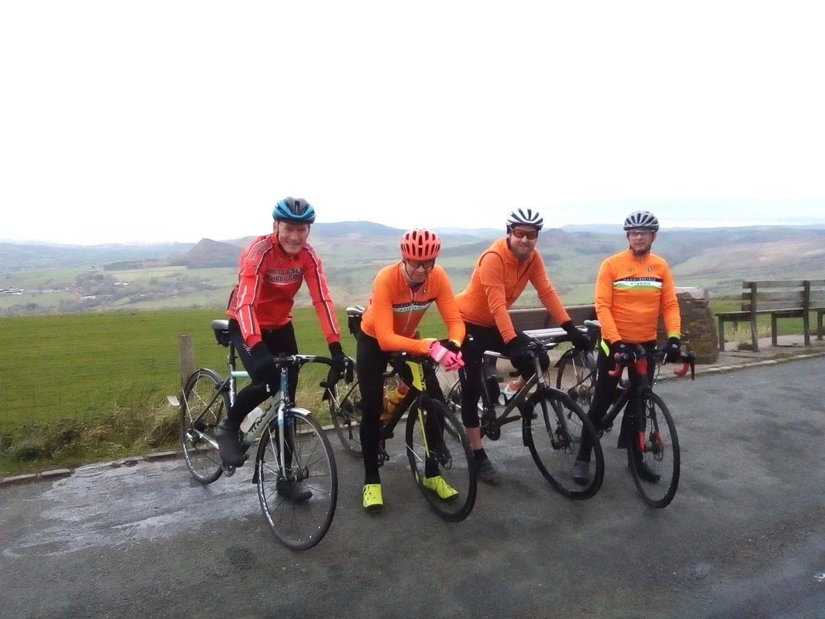 Still smiling at the Ride Leader after climbing Thorncliffe Bank. I’ll take that as a plus point.