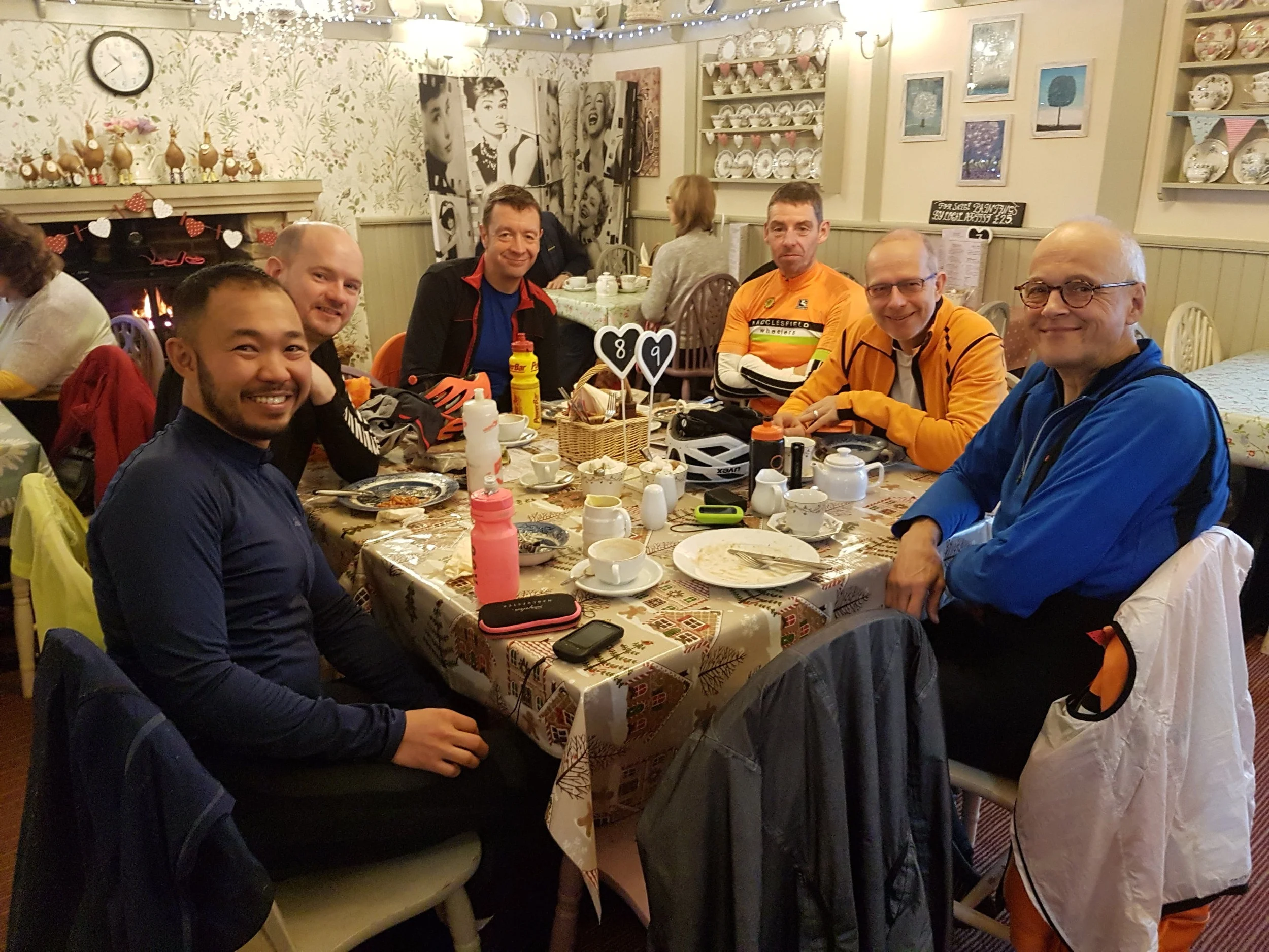 Baked bean assisted euphoria at Eyam Tea Rooms.