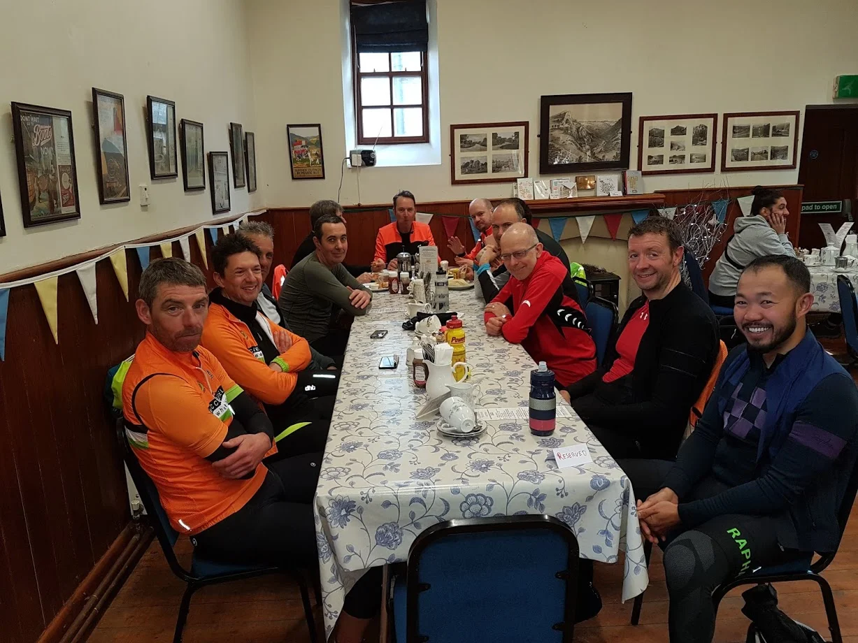 Clockwise from bottom left: Christian, Russell, Craig, Rob, Simon, Ian, Simon, Rob, Tim, Jochen, Mark, Bennet.