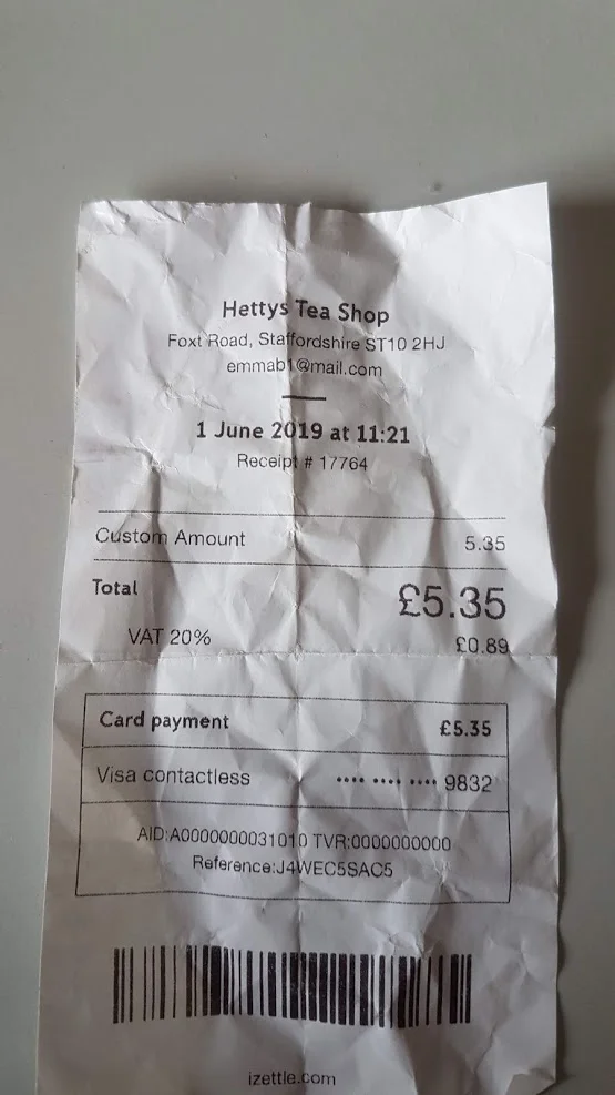 Let the record state (1). I am prepared to share the last four digits of my card number in order to evidence the time I paid for my repast (and I wasn’t even at the back of the queue as usual, having hauled myself up to a respectable mid-table position, perfectly acceptable for a man of my age).