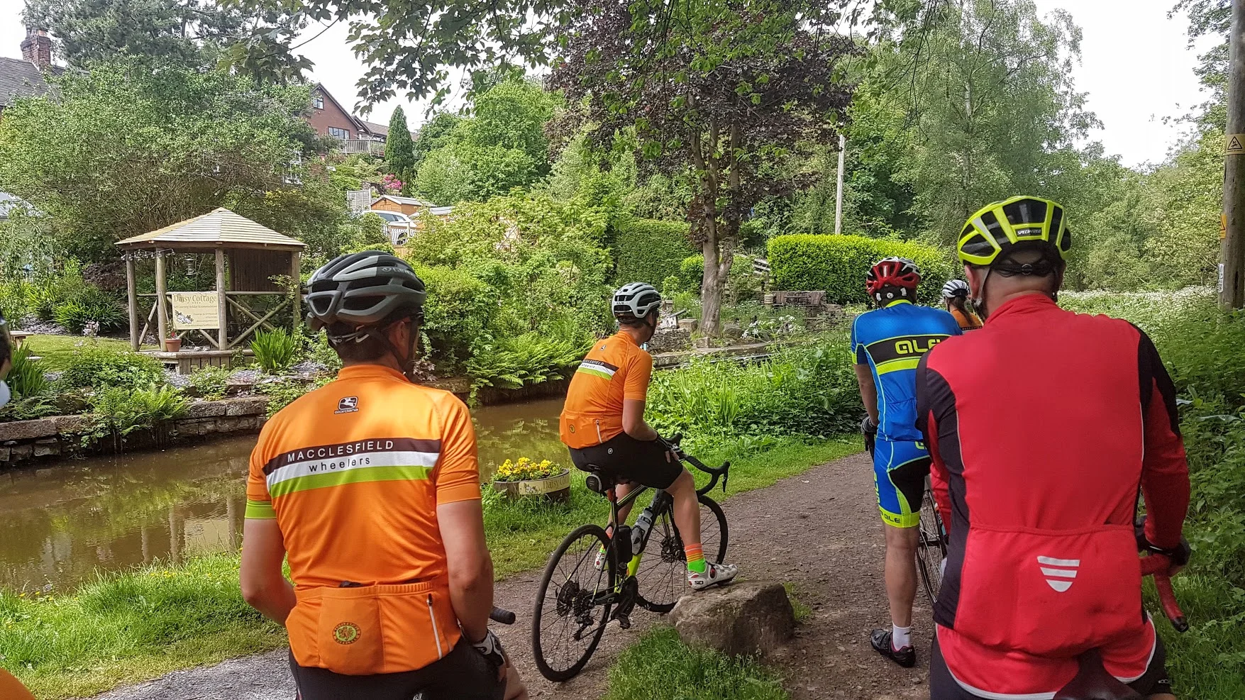 Caldon Canal: The Return Journey, now a minor motion picture, starring, L to R, Russell, Christian, Rob, Mon, Ewan. Supporting cast of six. Director: Me. Await the sequel: Return to Hetty’s Tea Shop - The Final Reckoning.