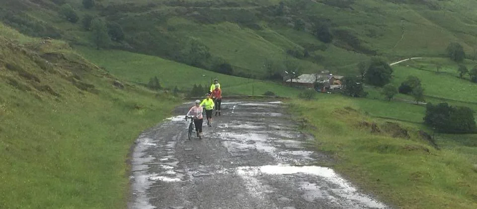 A wet walk!