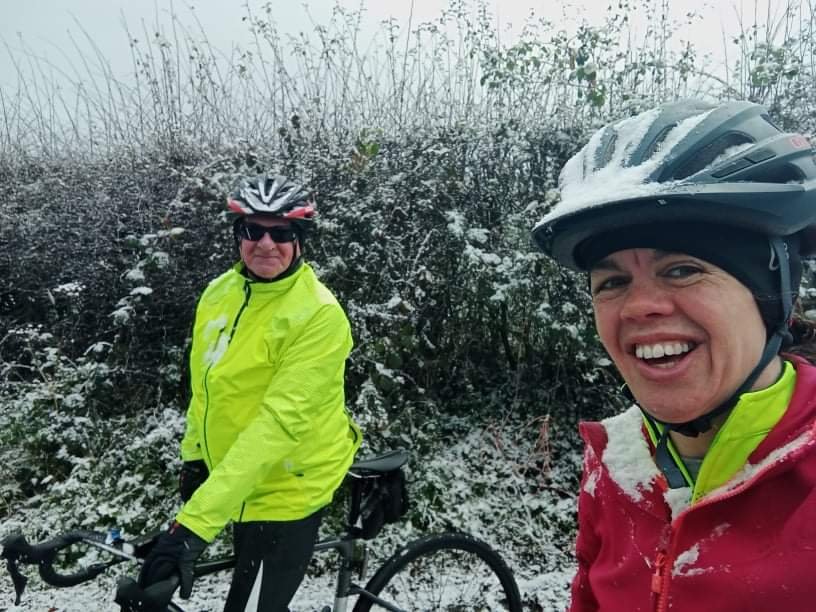 Wintry easy ride to Grasslands 