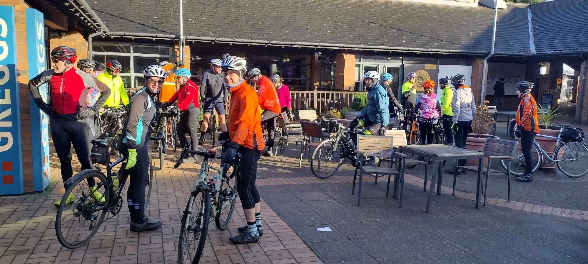 Nineteen on New Year's Day easy ride 