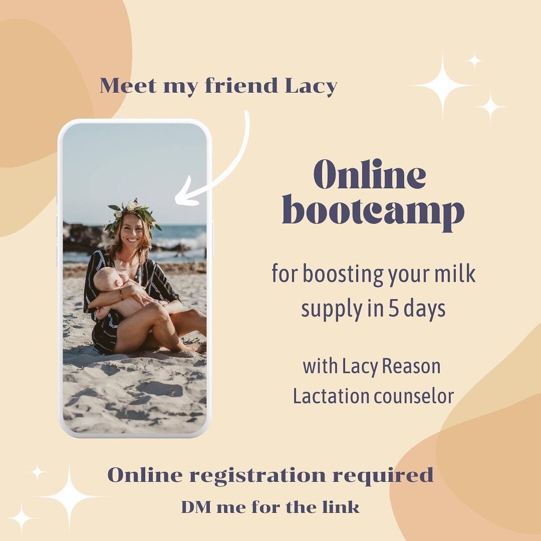 Hi friends! For the breastfeeding mamas out there, keep reading.  Are you struggling with breastfeeding? 
⠀⠀⠀⠀⠀⠀⠀⠀⠀
Does it feel like you&rsquo;re running on empty when it comes to milk production for your little one?  Join my friend Lacy as she host