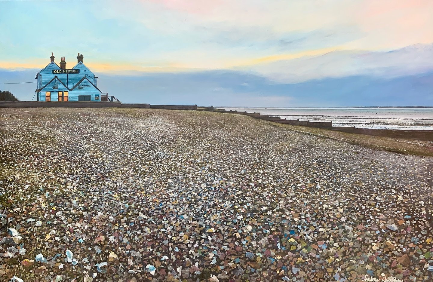 NEW IN from Jonathan Stewardson!

Just look at that sky!! Can you name the town in the painting though? We think it&rsquo;s an easy one to get 😉

Currently on display in our window here at Lilford Gallery in Palace Street, Canterbury, is this brand 