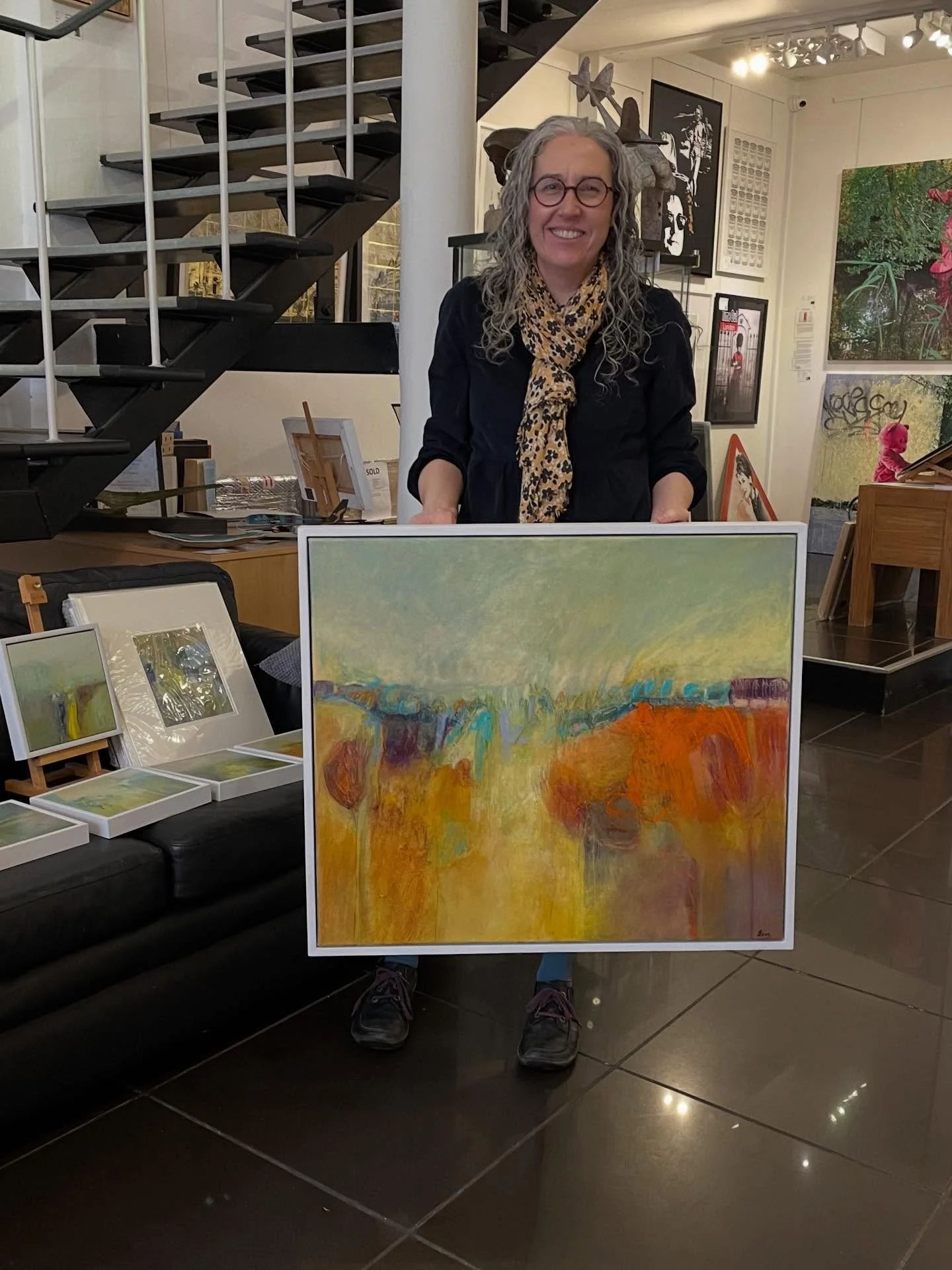 We just received a stunning new collection of abstract originals from Adele Love today. Stop into Lilford Gallery and take a closer look.