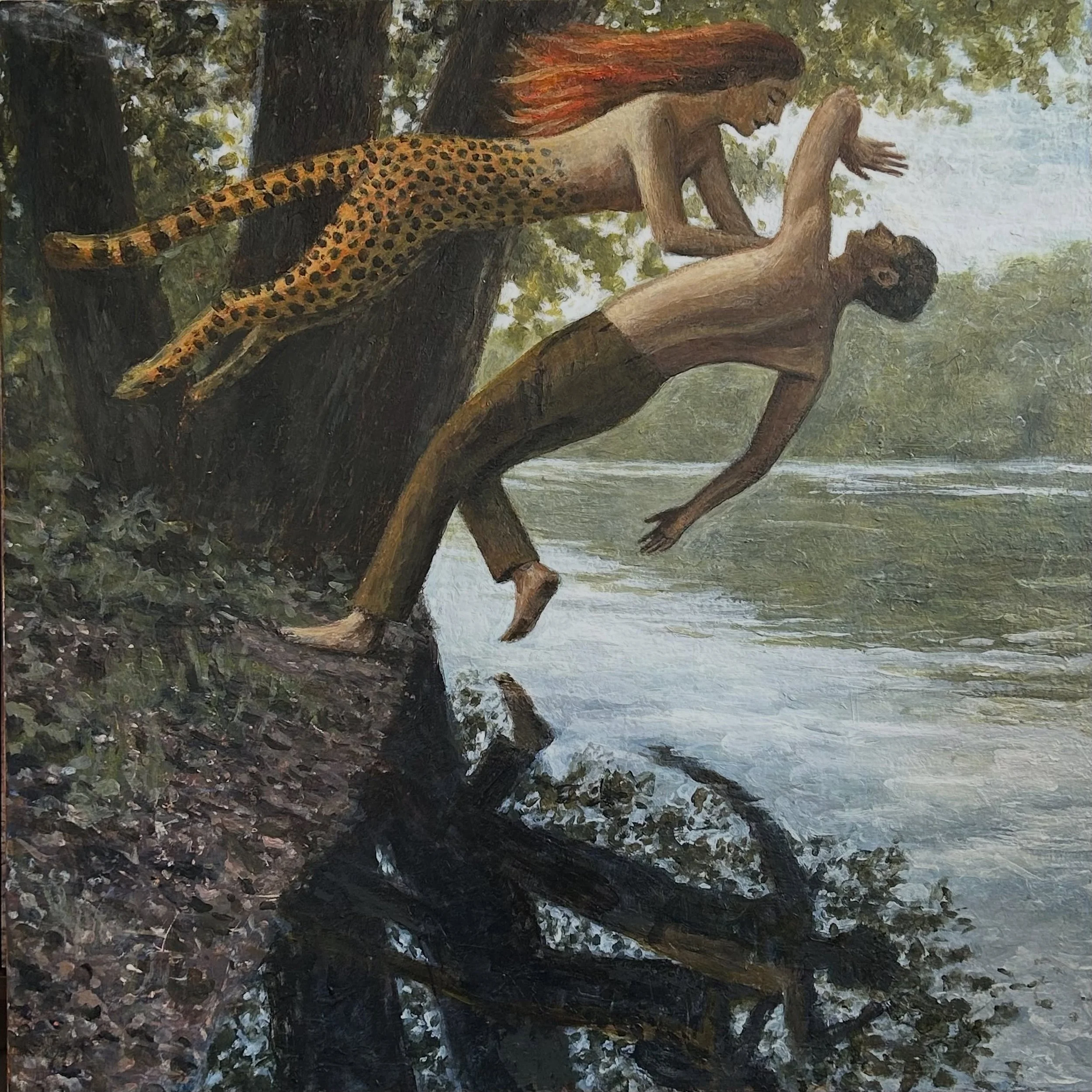 We&rsquo;re so proud to have new works by David Lloyd here at the gallery.

His paintings portray dreamlike, instinctive scenes suspended between reality and myth emotionally charged works filled with mystery, symbolism, and quiet tension. Human and 