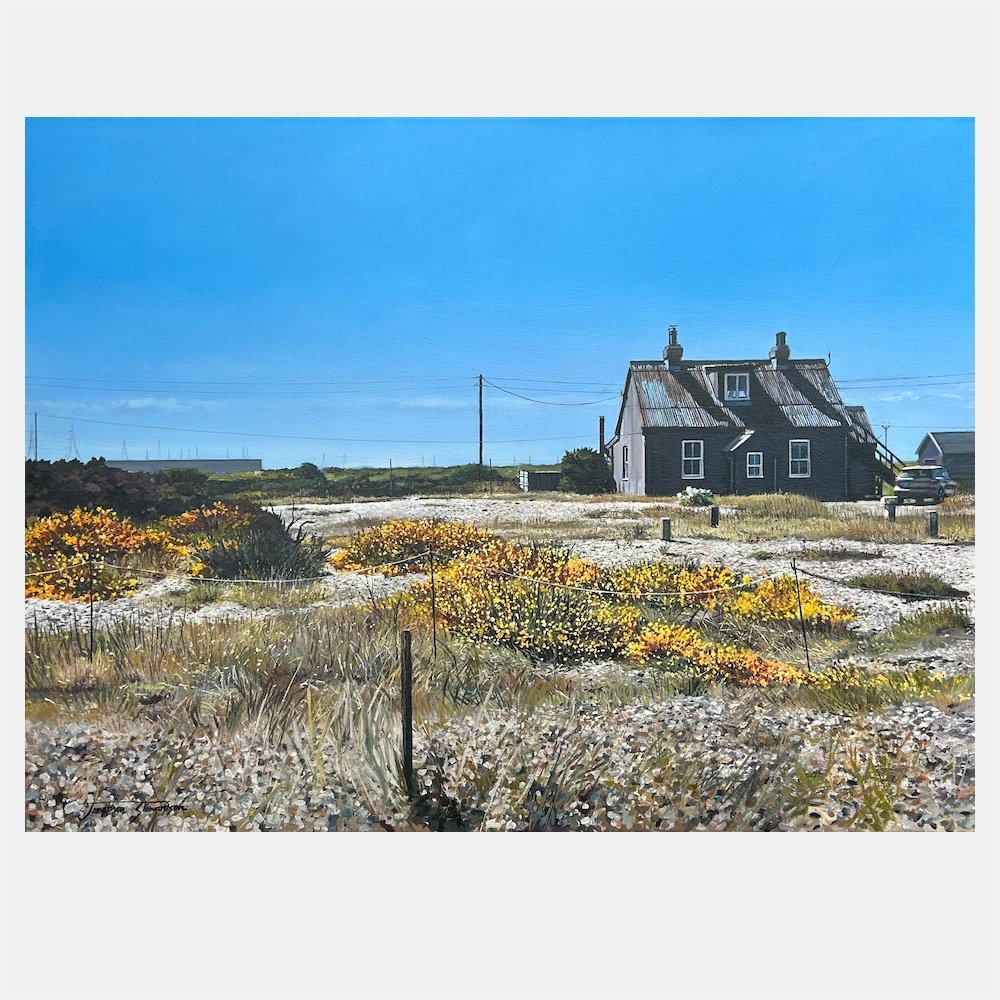 A Dungeness House in Summer