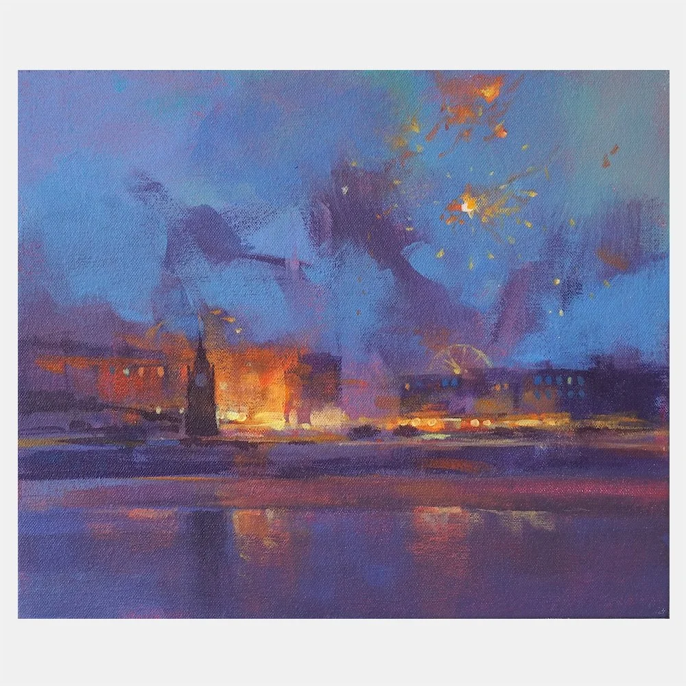 Fireworks at Marine Parade